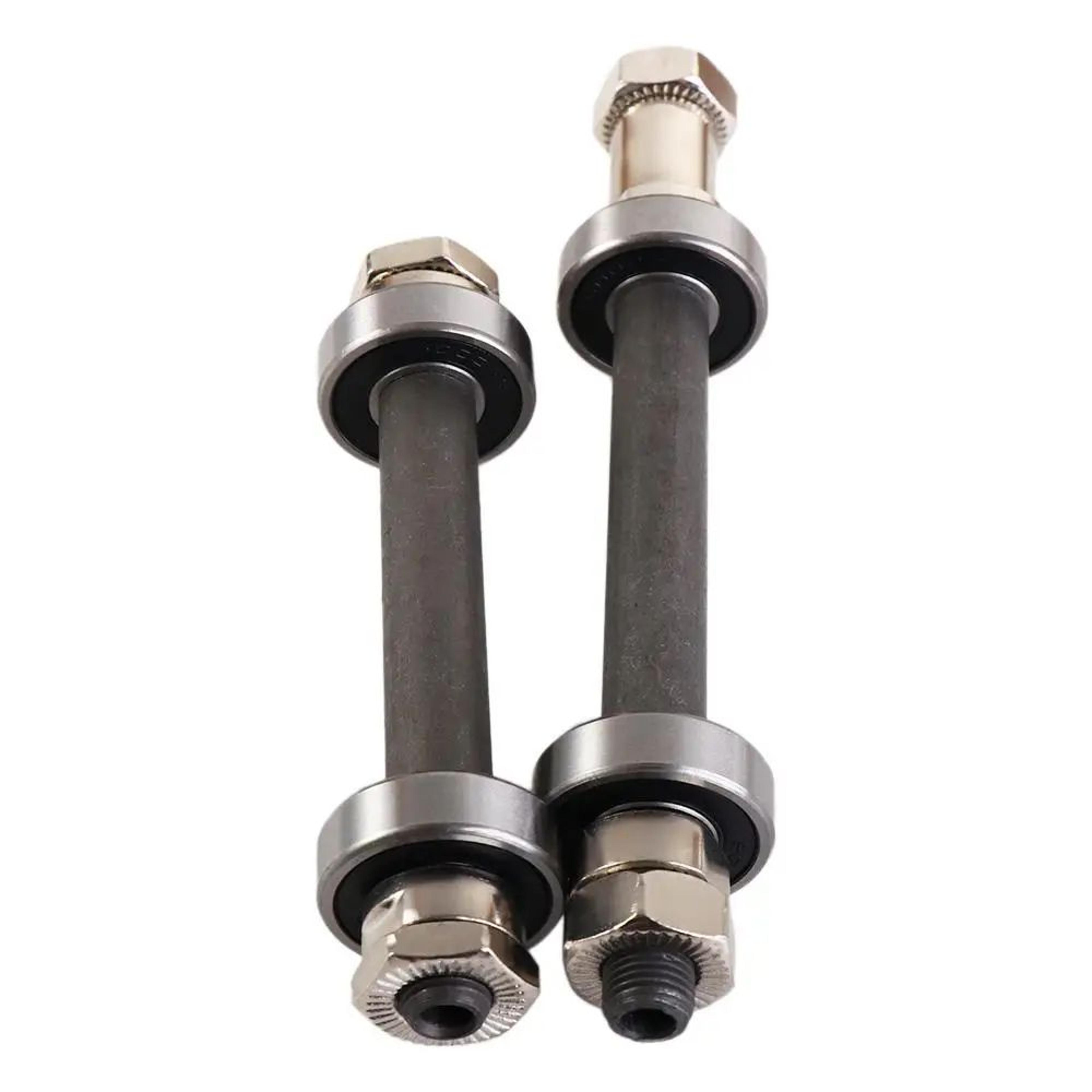 Quick Release Axle Steel Hollow Hub Shaft Kit  Front Rear Axle Set For MTB  Road Bikes 0