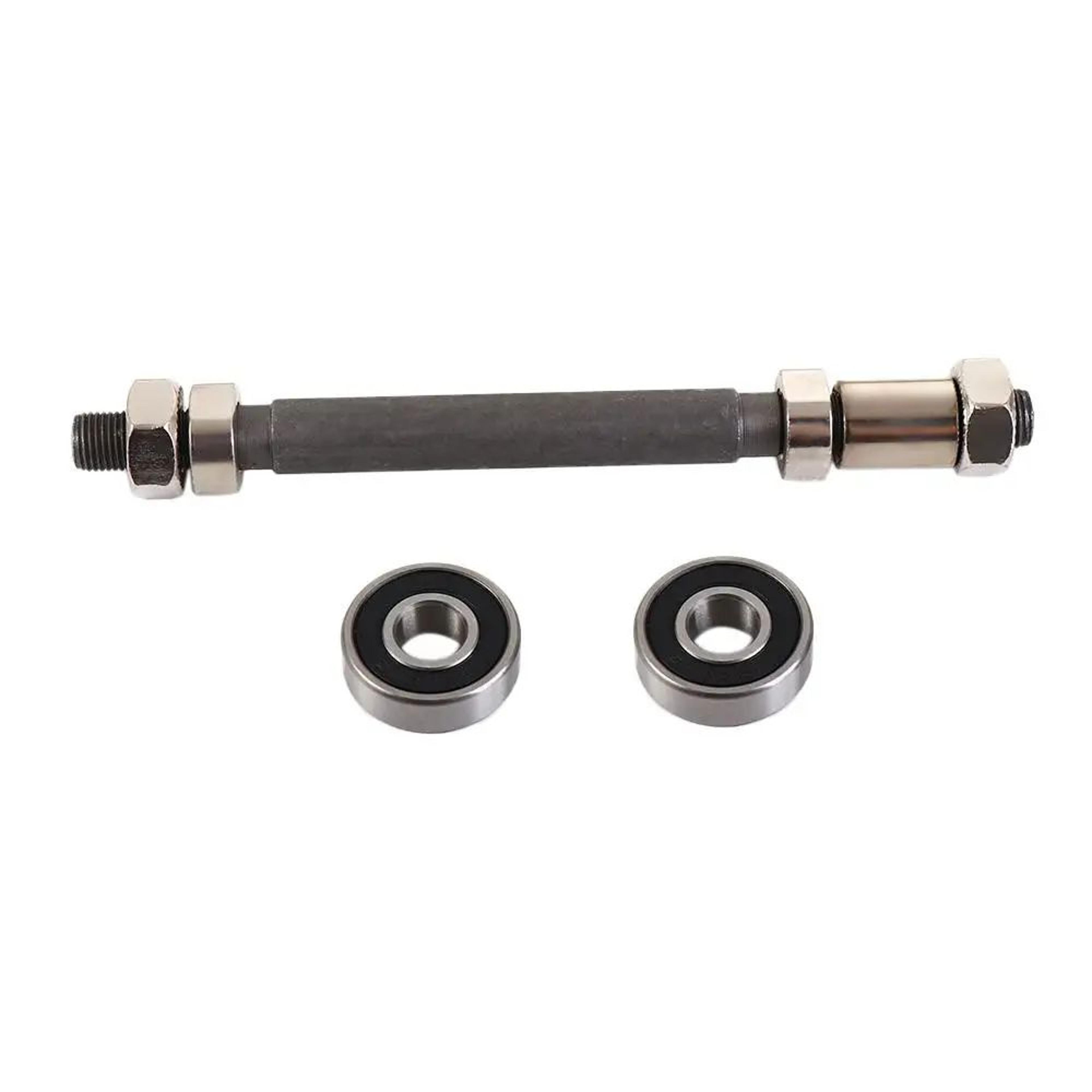 Quick Release Axle Steel Hollow Hub Shaft Kit  Front Rear Axle Set For MTB  Road Bikes 3