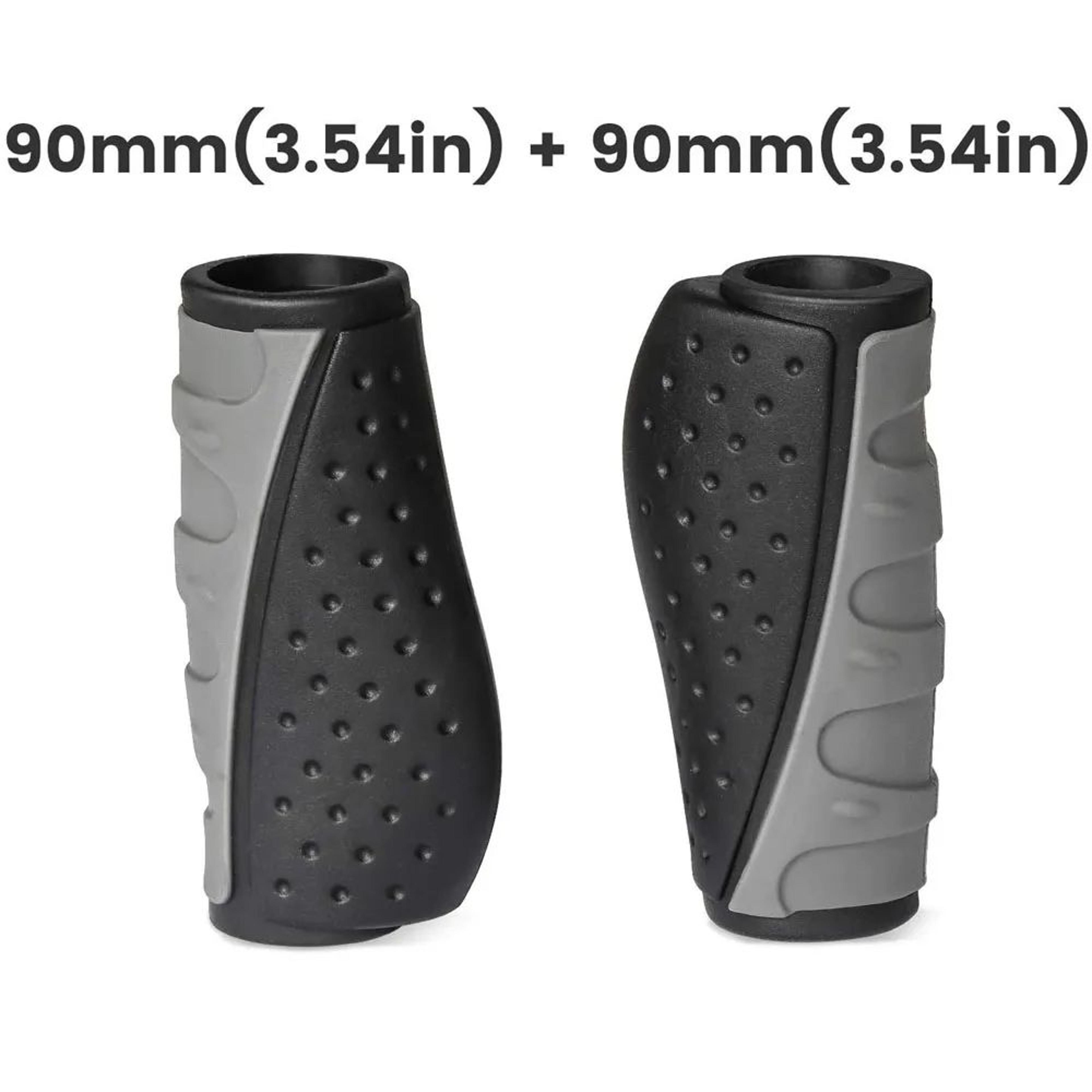 Ergonomic AntiSlip Rubber Mountain Bike Grips  ShortLong MTB Handle Grips For Comfort  Control 6