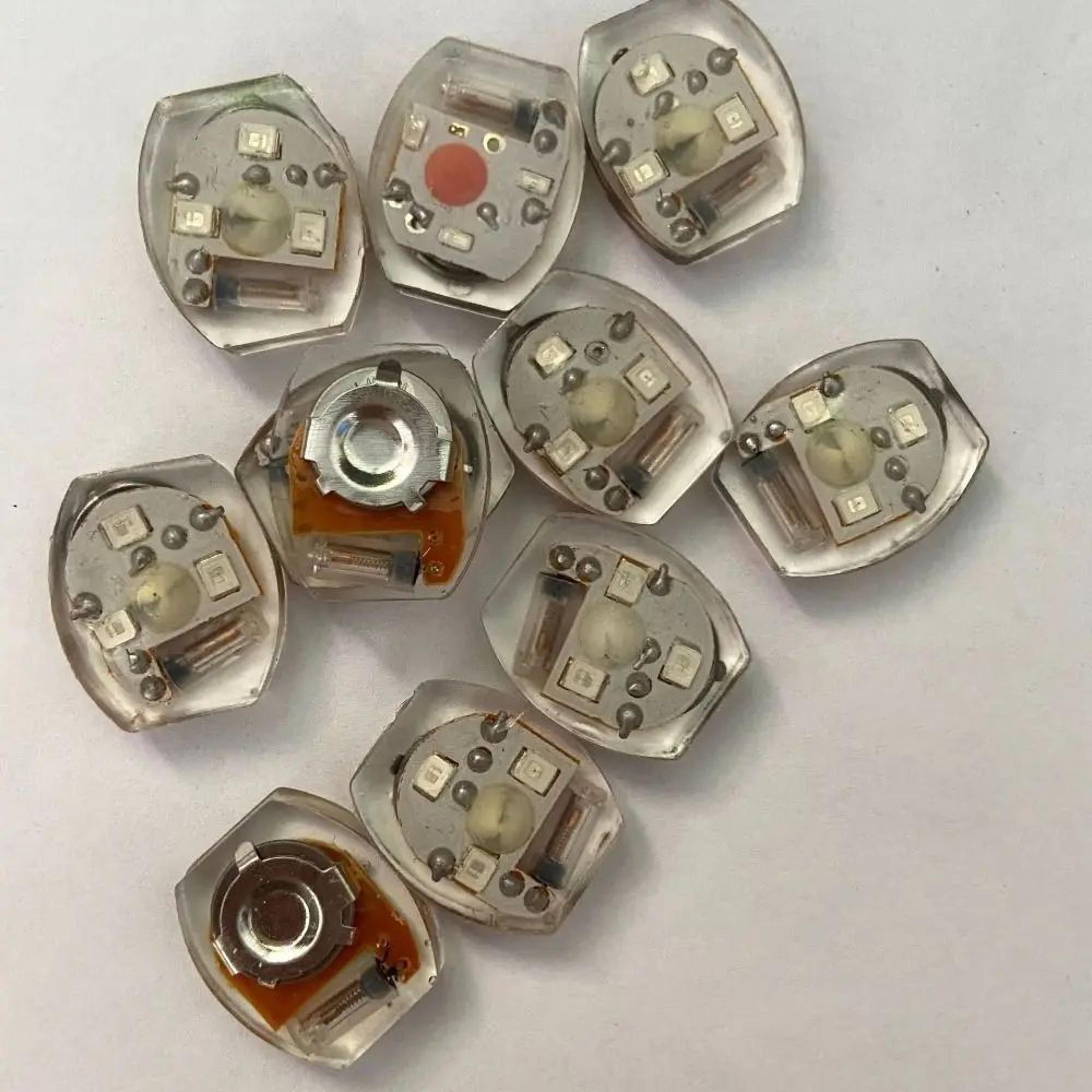 VibrationActivated LED Shoe Lights 10Pack  Glowing Shoe Decoration For Clogs Sneakers  Kids 1