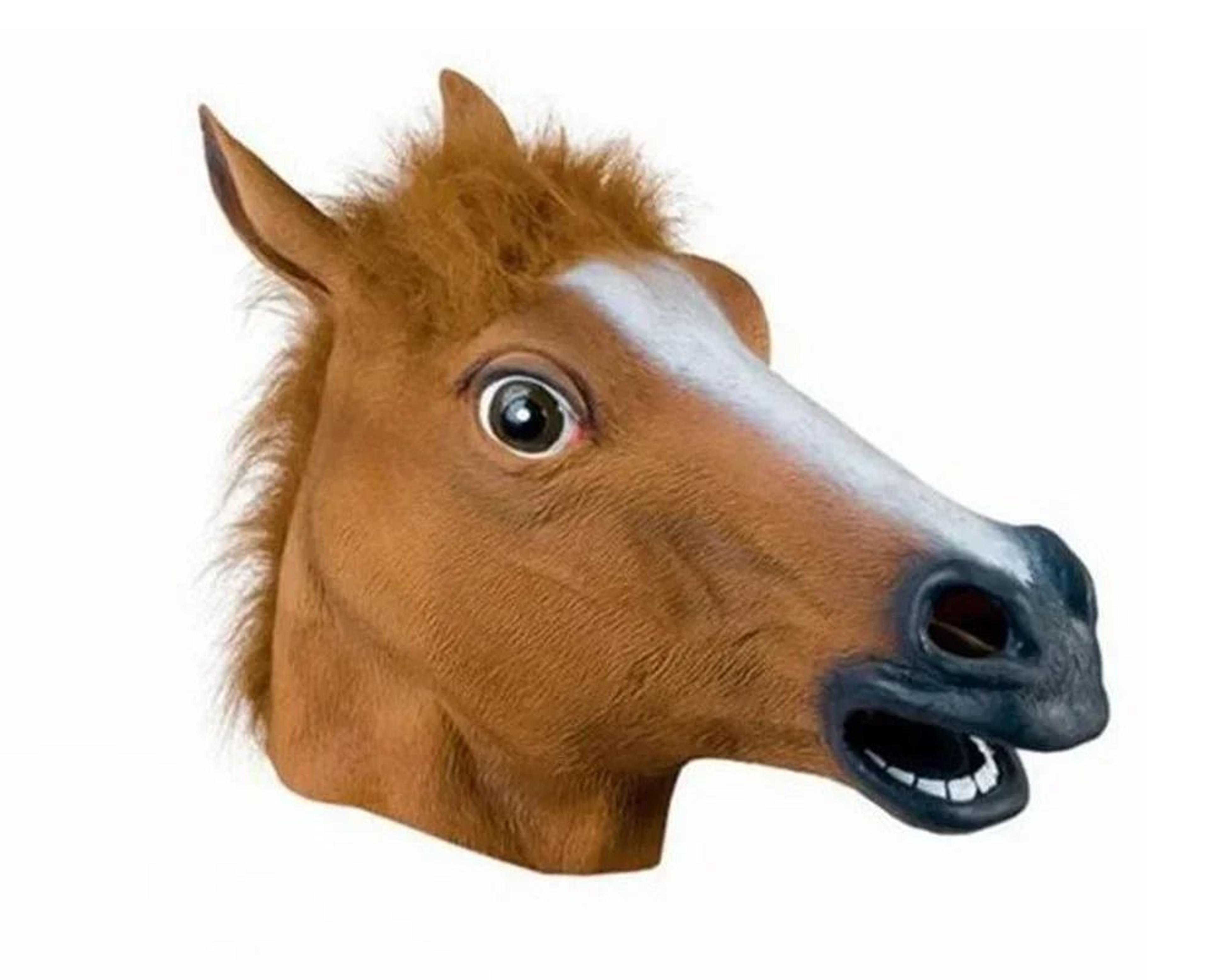Realistic Horse Head Mask Costume For Halloween Cosplay  Party Pranks 2