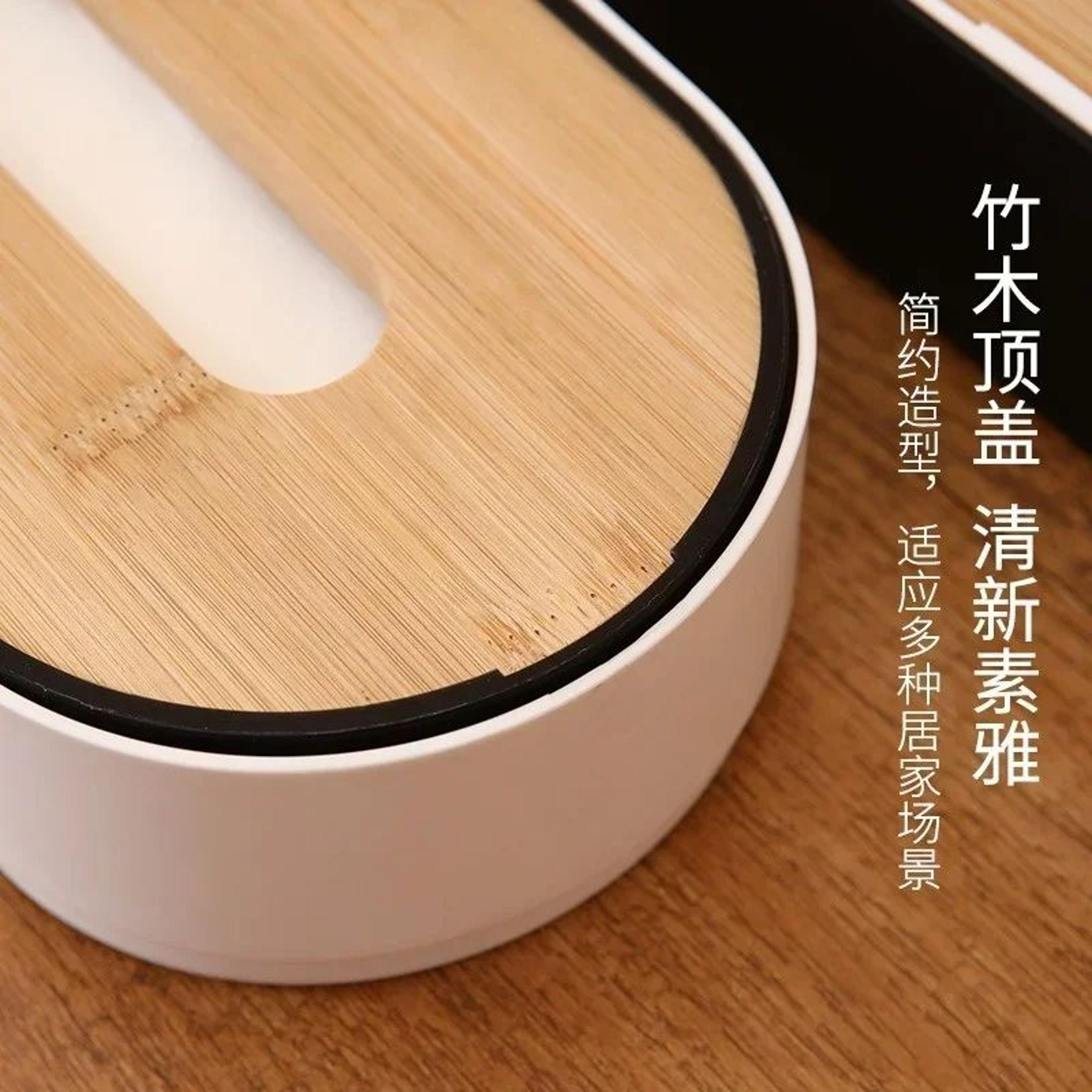 Bamboo Tissue Box Holder Cover  Minimalist Tissue Box Cover  Bathroom Tissue Holder For Napkins And 3