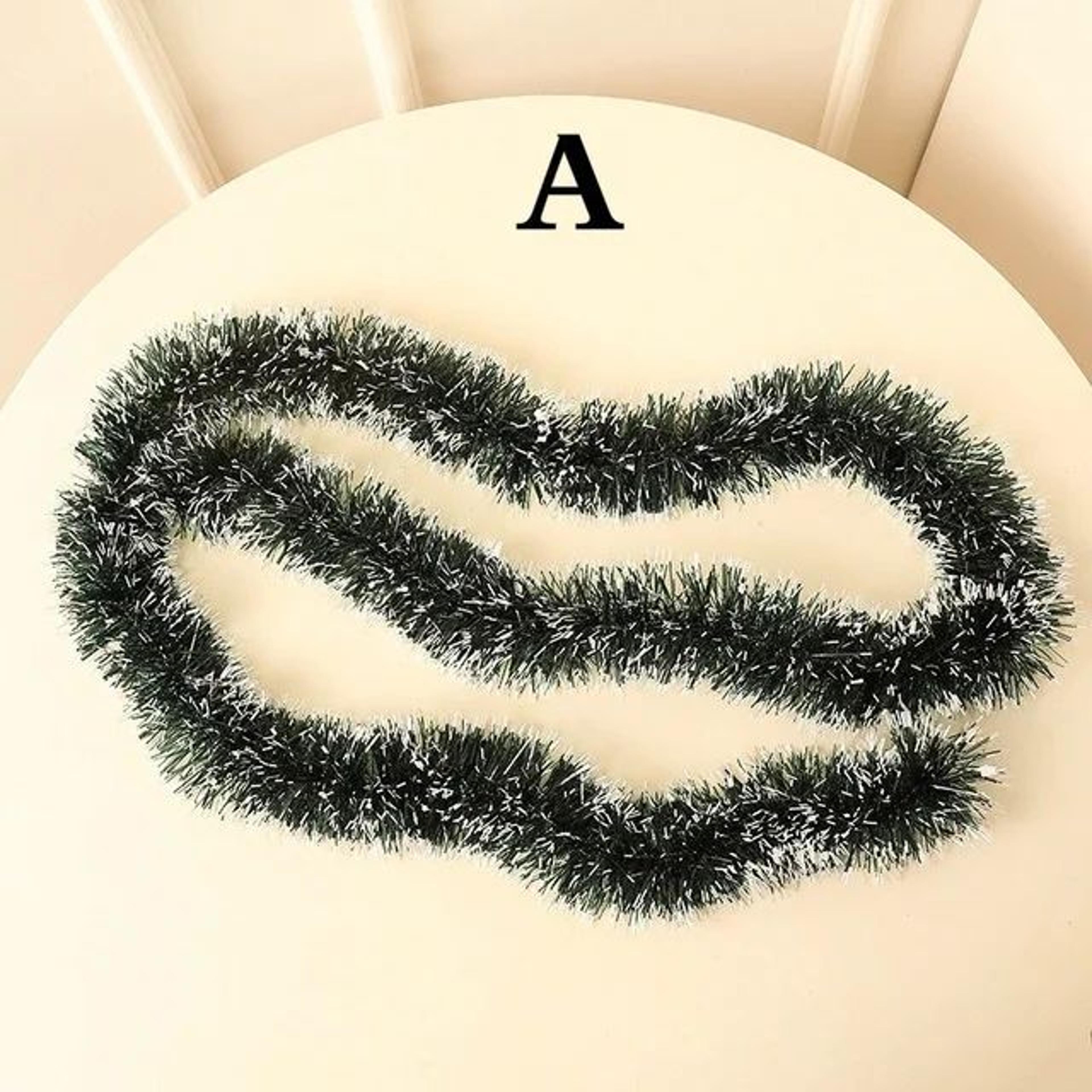 2m Classic Christmas Ribbon Garland For Tree Mantel  Party Decor 6