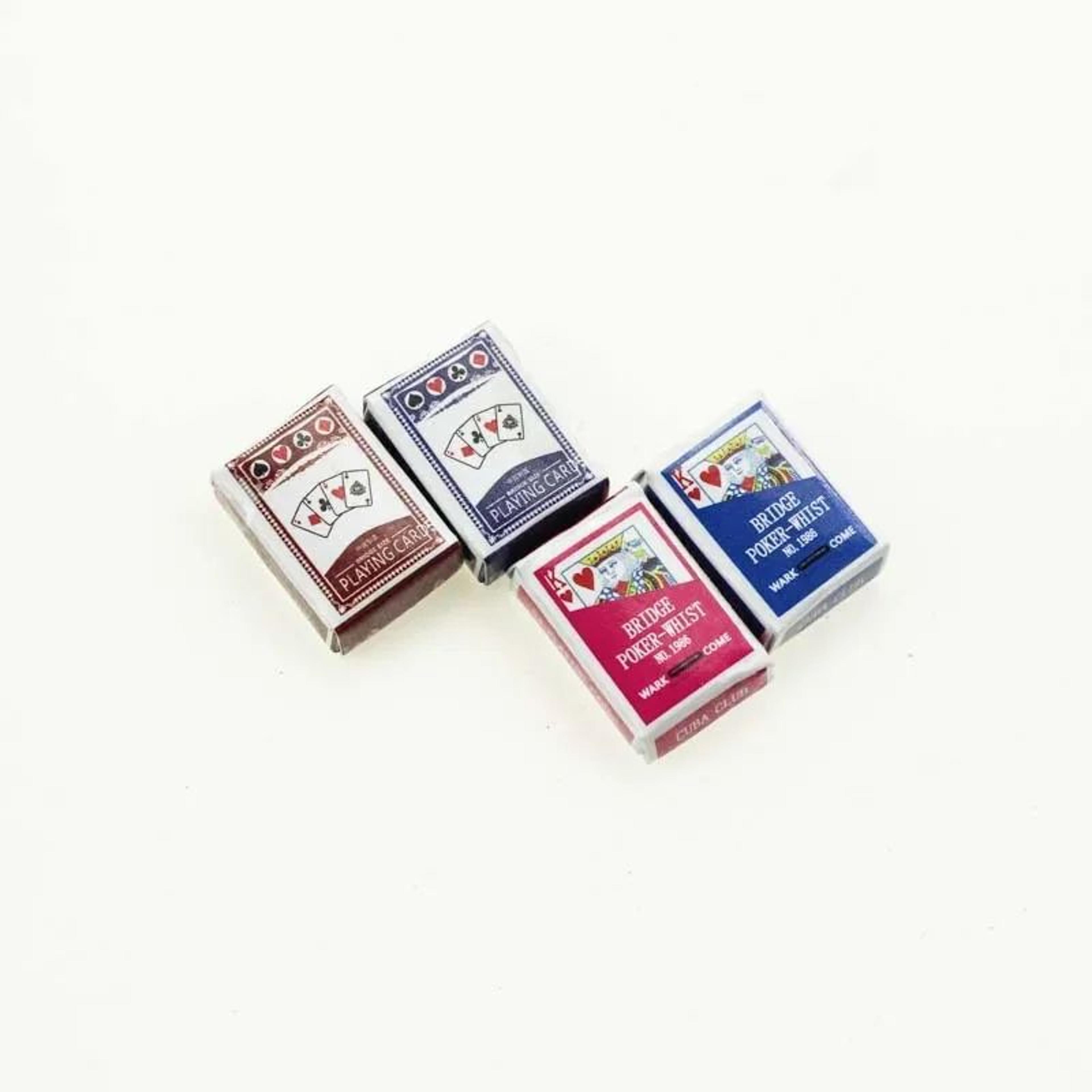 Miniature Poker Cards Set  Cute Mini Playing Cards For Dollhouse Decor  Accessories 5
