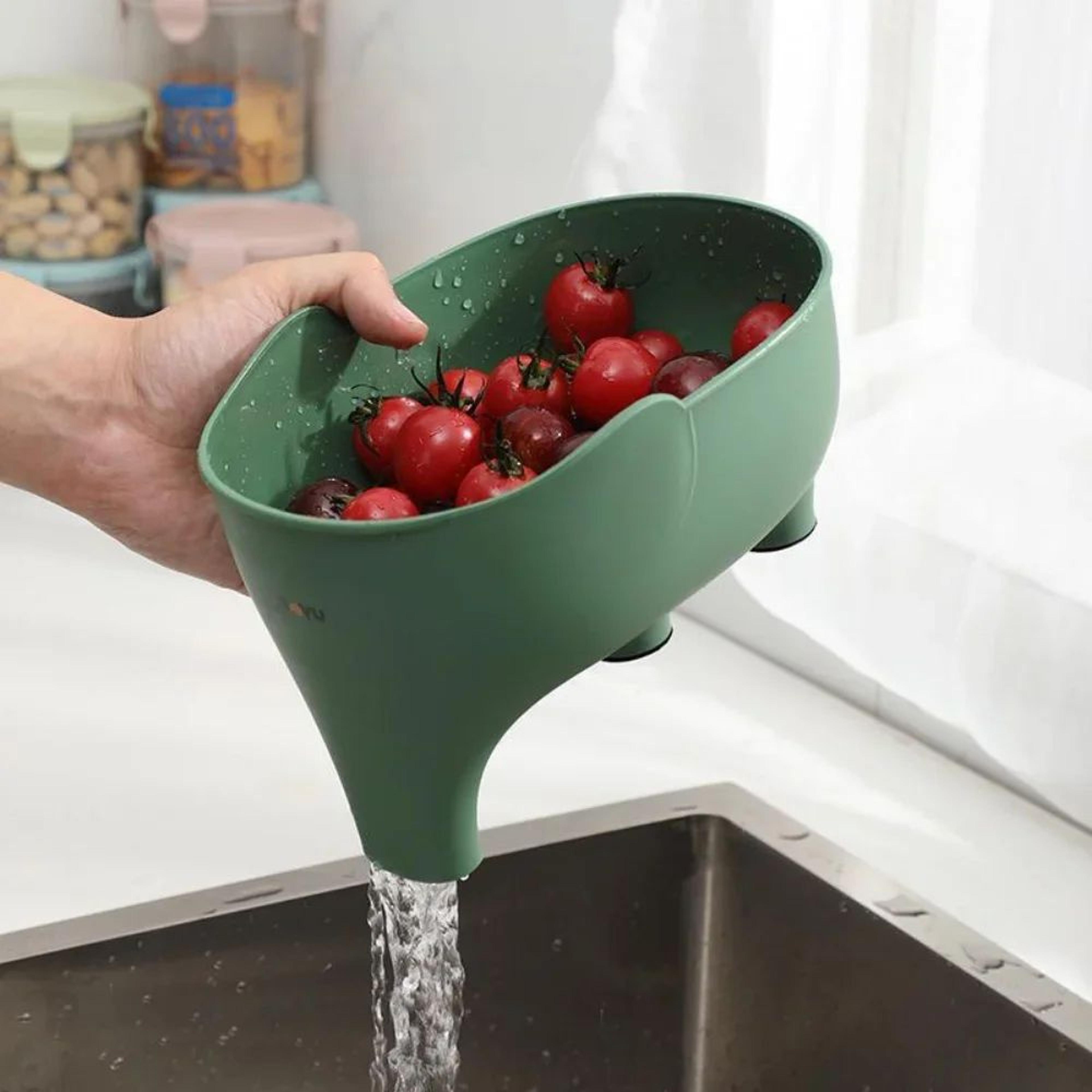 Elephant Sink Strainer Hanging Drain Basket  Cute Kitchen Sink Organizer For Food Scraps  Produce R 3