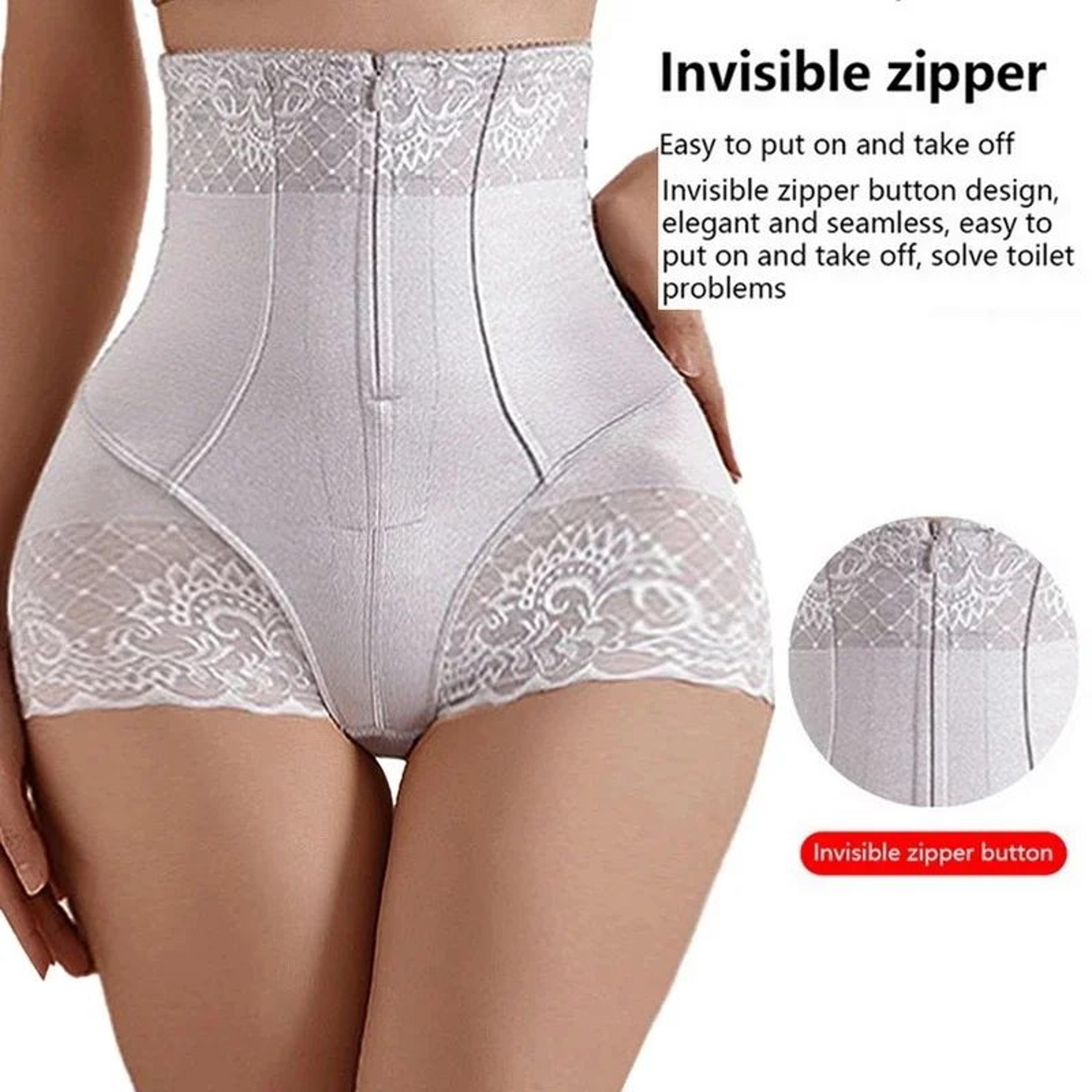 HighWaist Zipper Shaping Panties  Tummy Control Shapewear For Smooth Confident Curves 4
