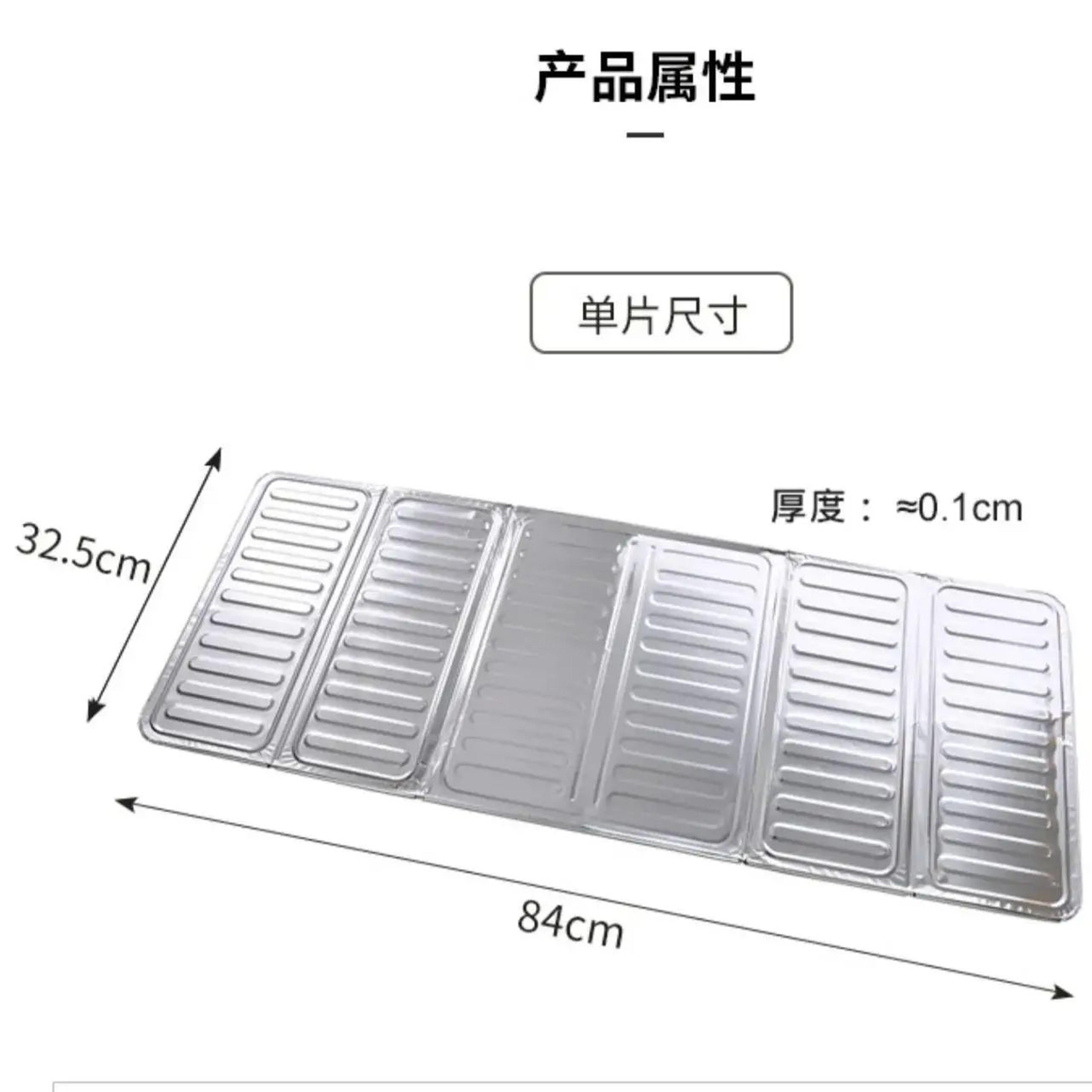 Foldable Stove Splatter Guard Board  Removable Oil Splash Guard And Grease Shield For Cleaner Cooki 5