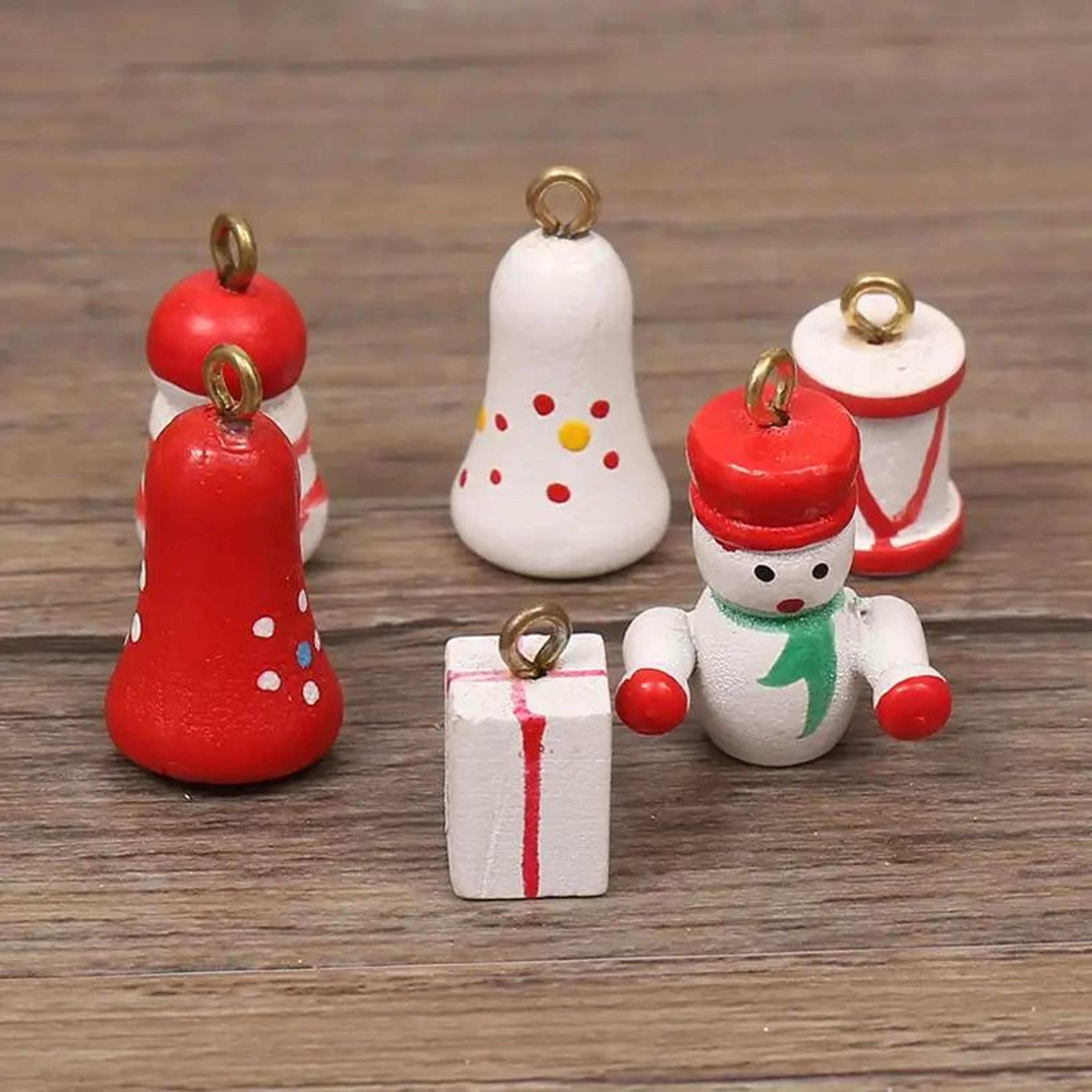 Wooden Christmas Tree Ornament  Nordic Desktop Holiday Decor  Mini Table Centerpiece 3