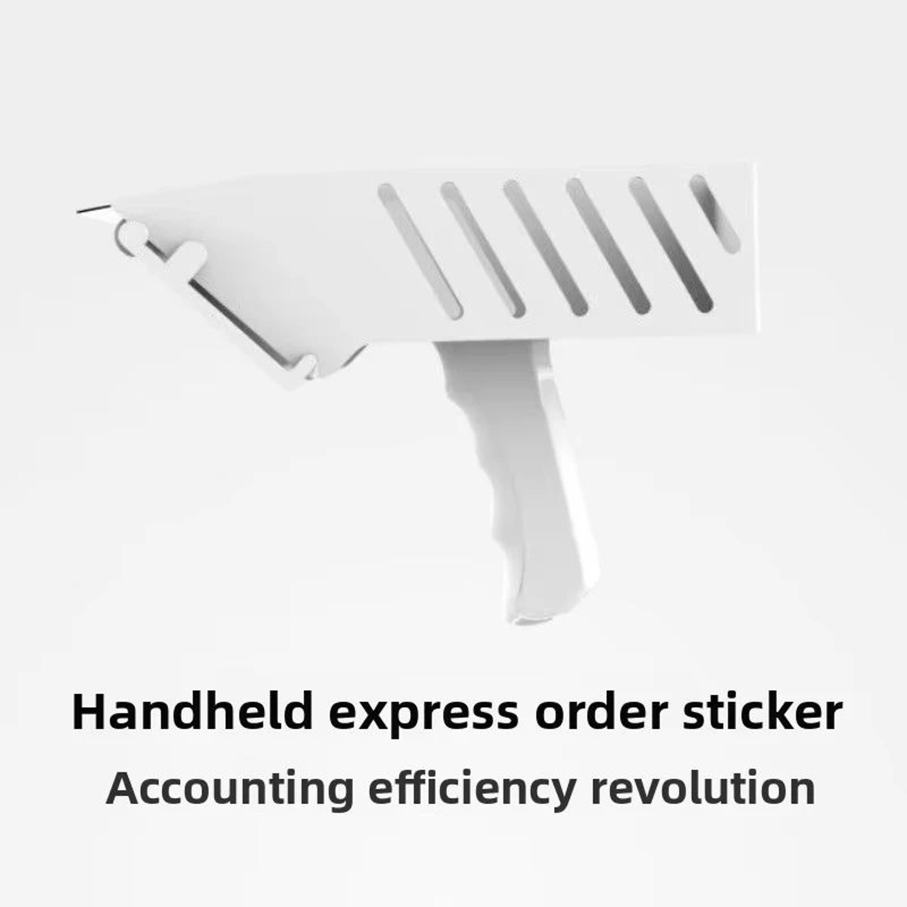Handheld Express Shipping Label Applicator  Ergonomic Grip 400Label HighCapacity Dispenser With Mag 1