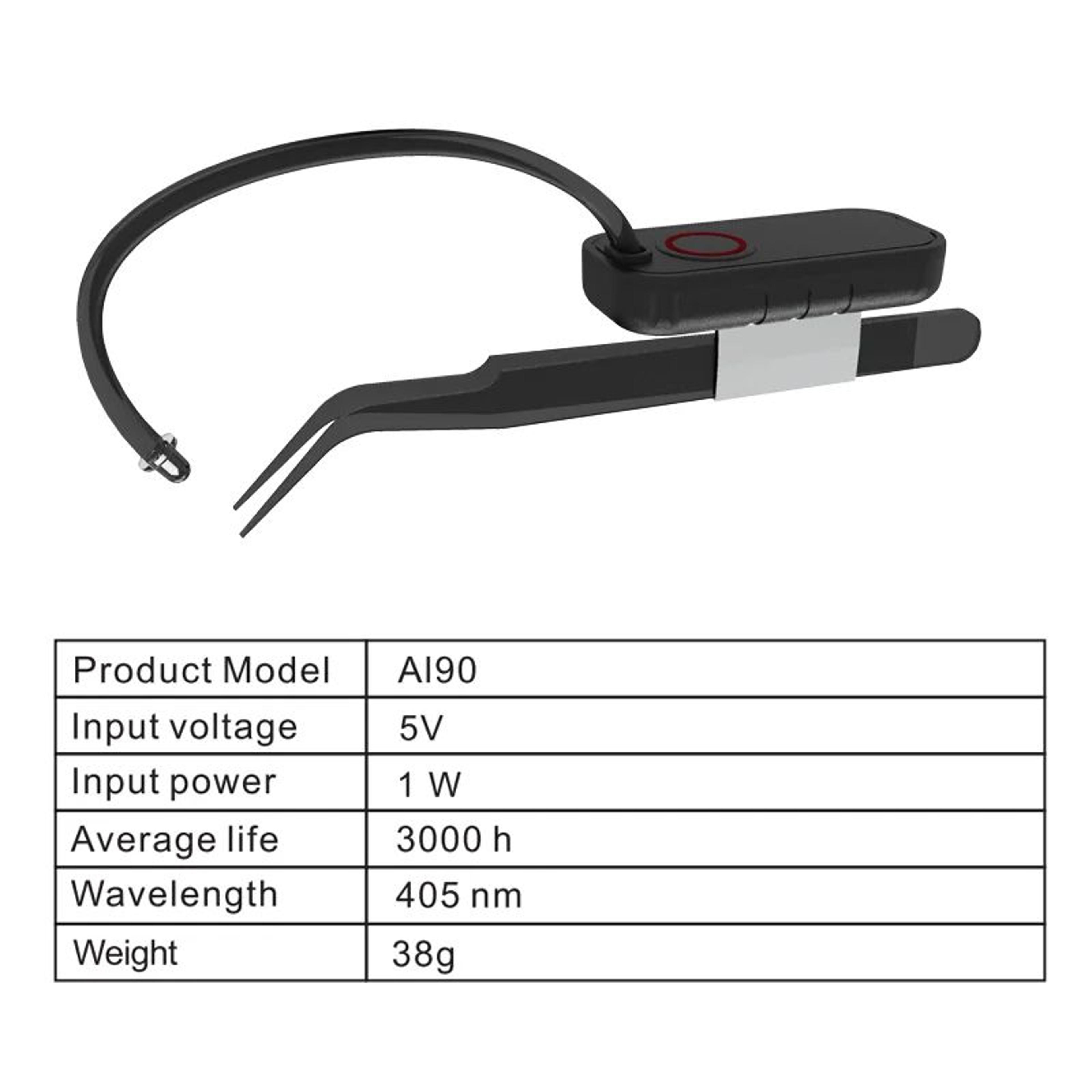 Mini Rechargeable UV Lash Light For Eyelash Extensions  Wireless FastCure Eyelash Extension Curing  5