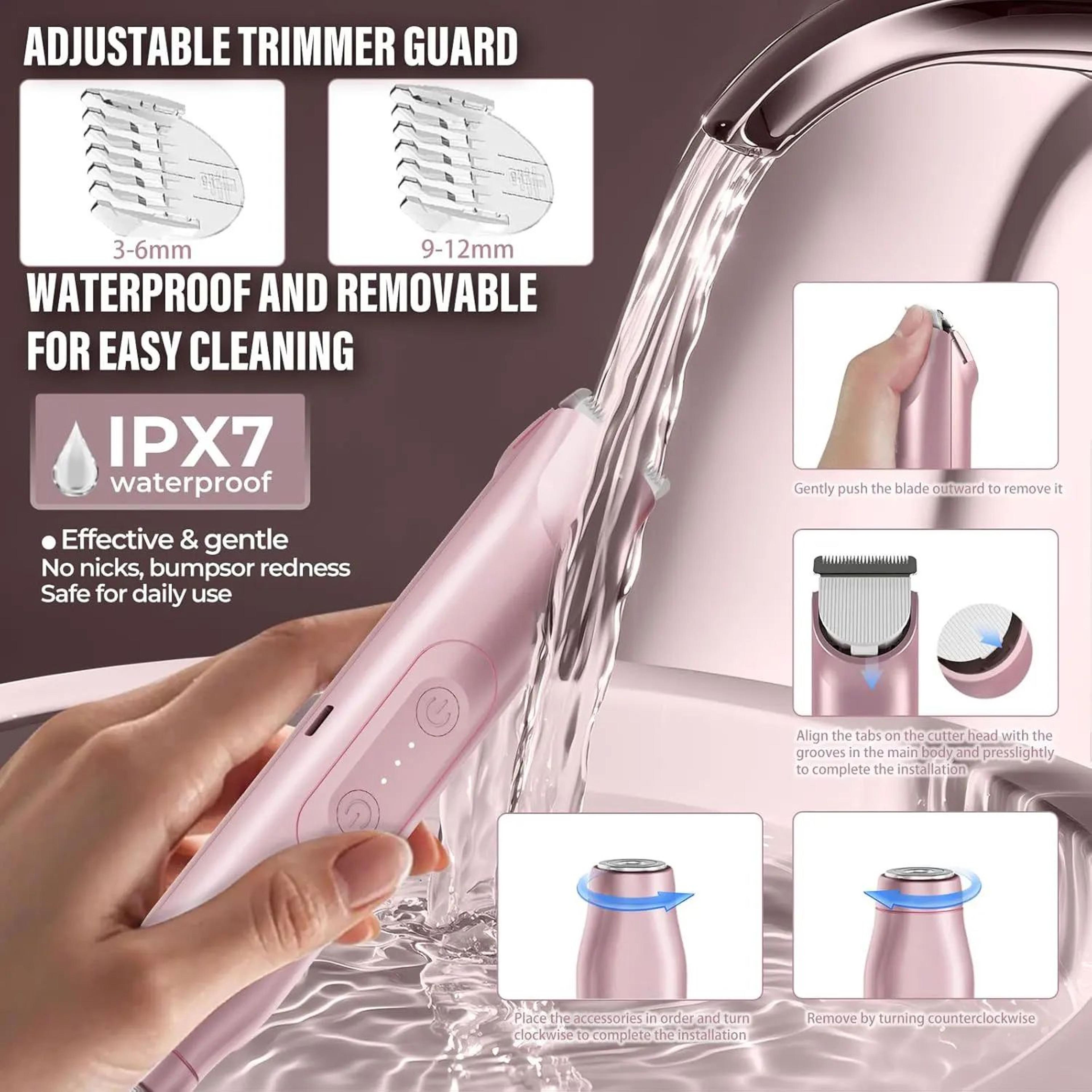 SilkSmooth 2in1 Womens Electric Shaver  Epilator  WetDry Bikini Trimmer For Face Legs  Body 4