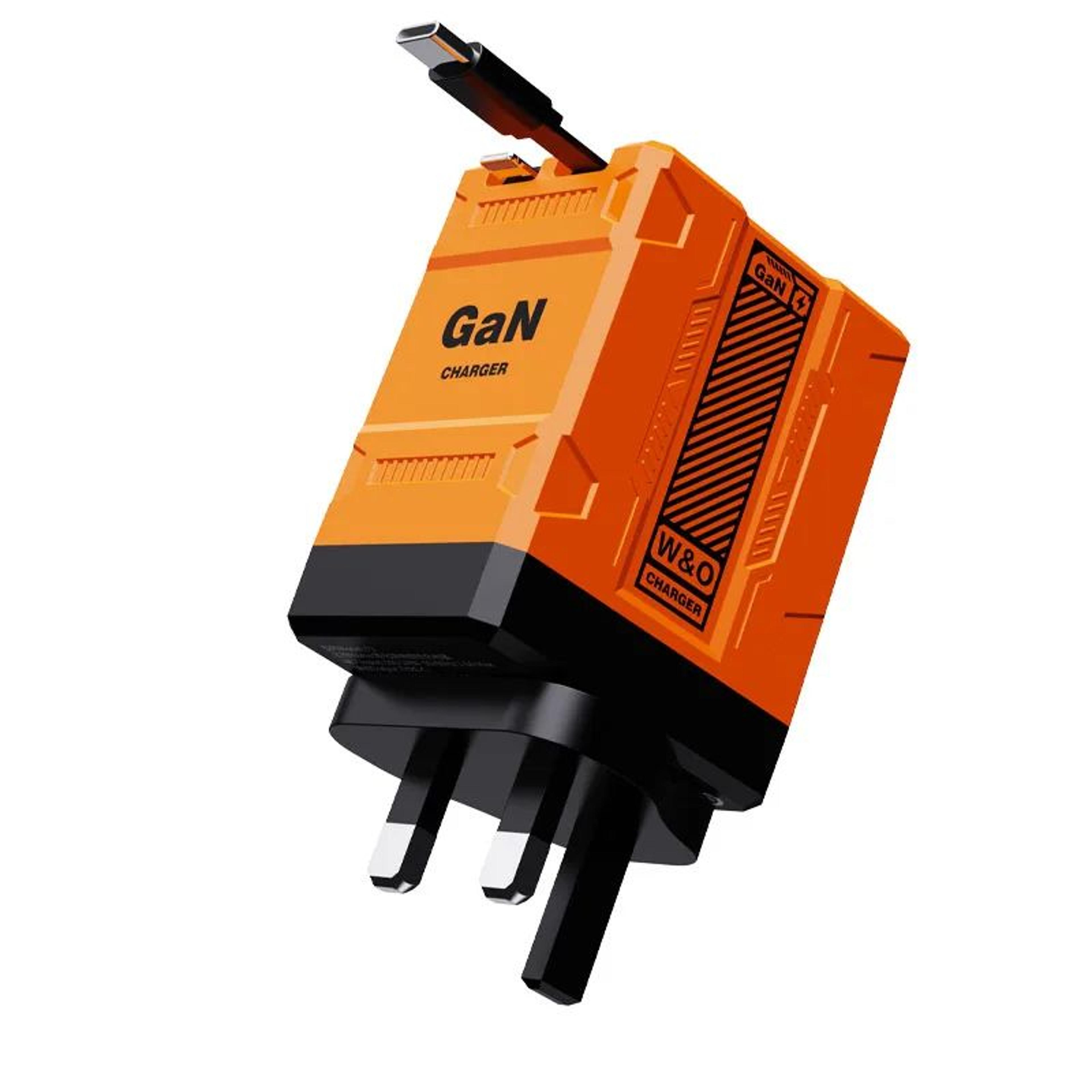 GaN 20W USBC PD Fast Charger With USBC To Lightning Support  Compact Travel Wall Adapter EUUSUK 6