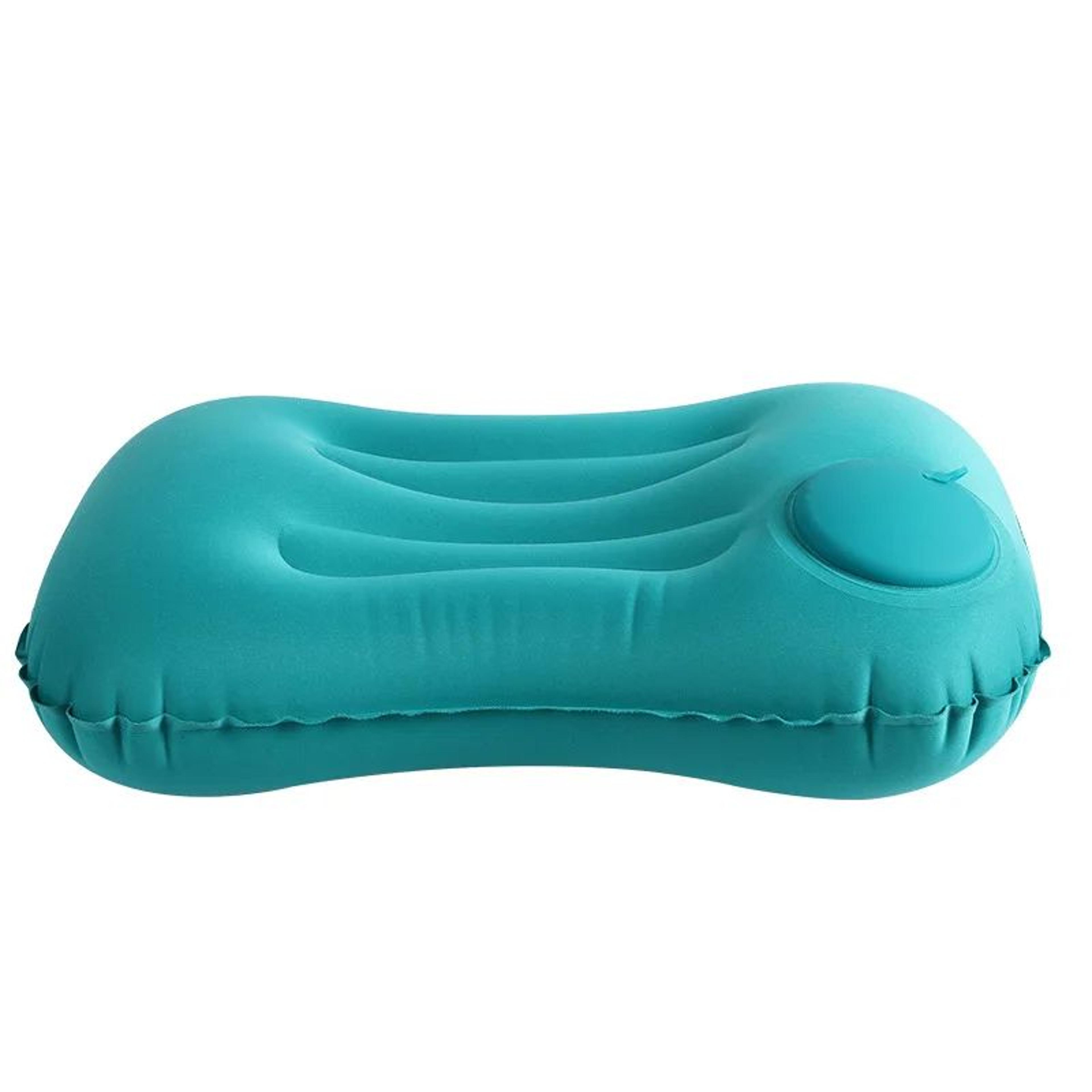 PressToInflate Inflatable Travel Pillow  Compact UShaped Neck Pillow For Planes Cars  Outdoor Trips 3