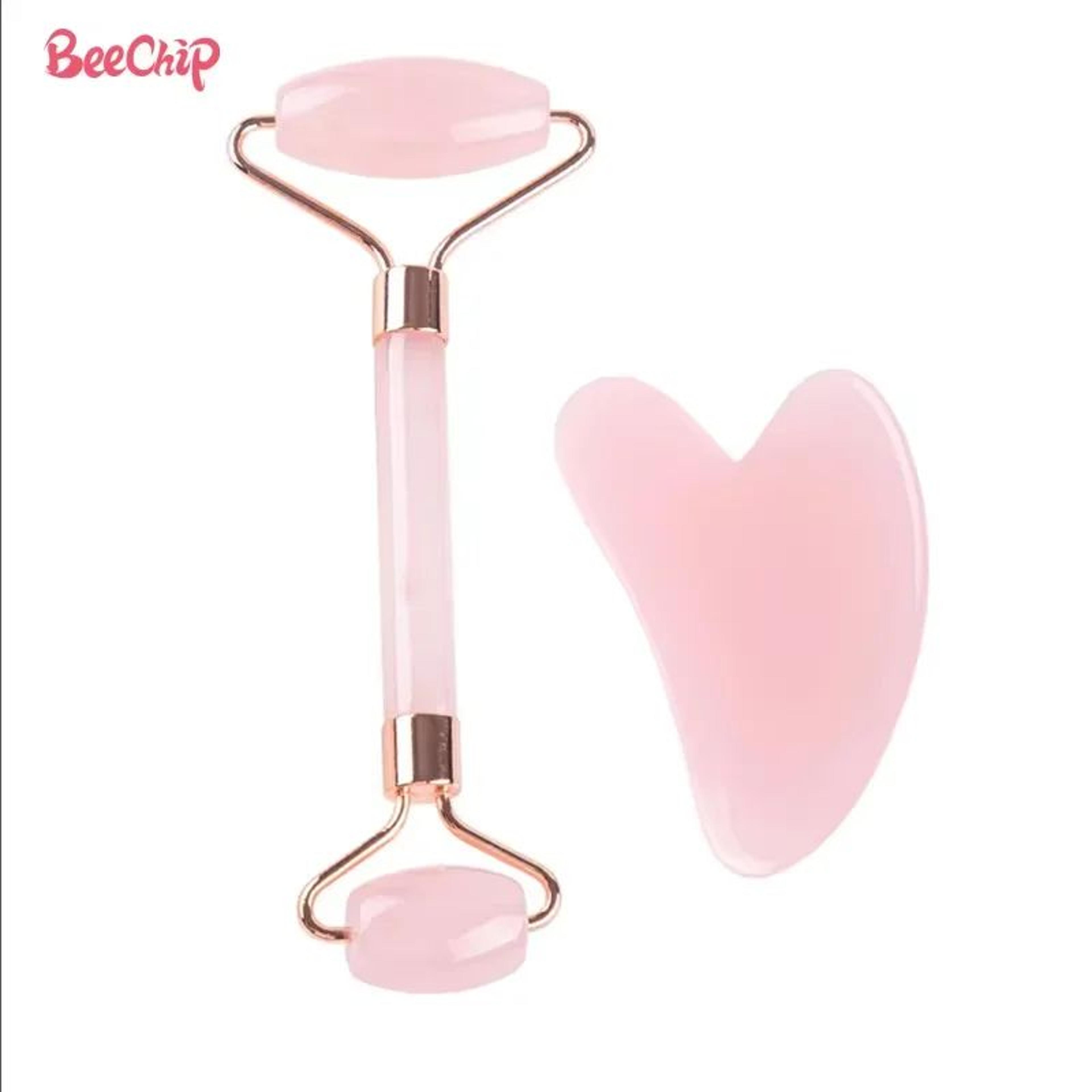 Resin Facial Roller  Gua Sha Set For Lifting DePuffing  Glow  Face Eyes Neck  Body 0