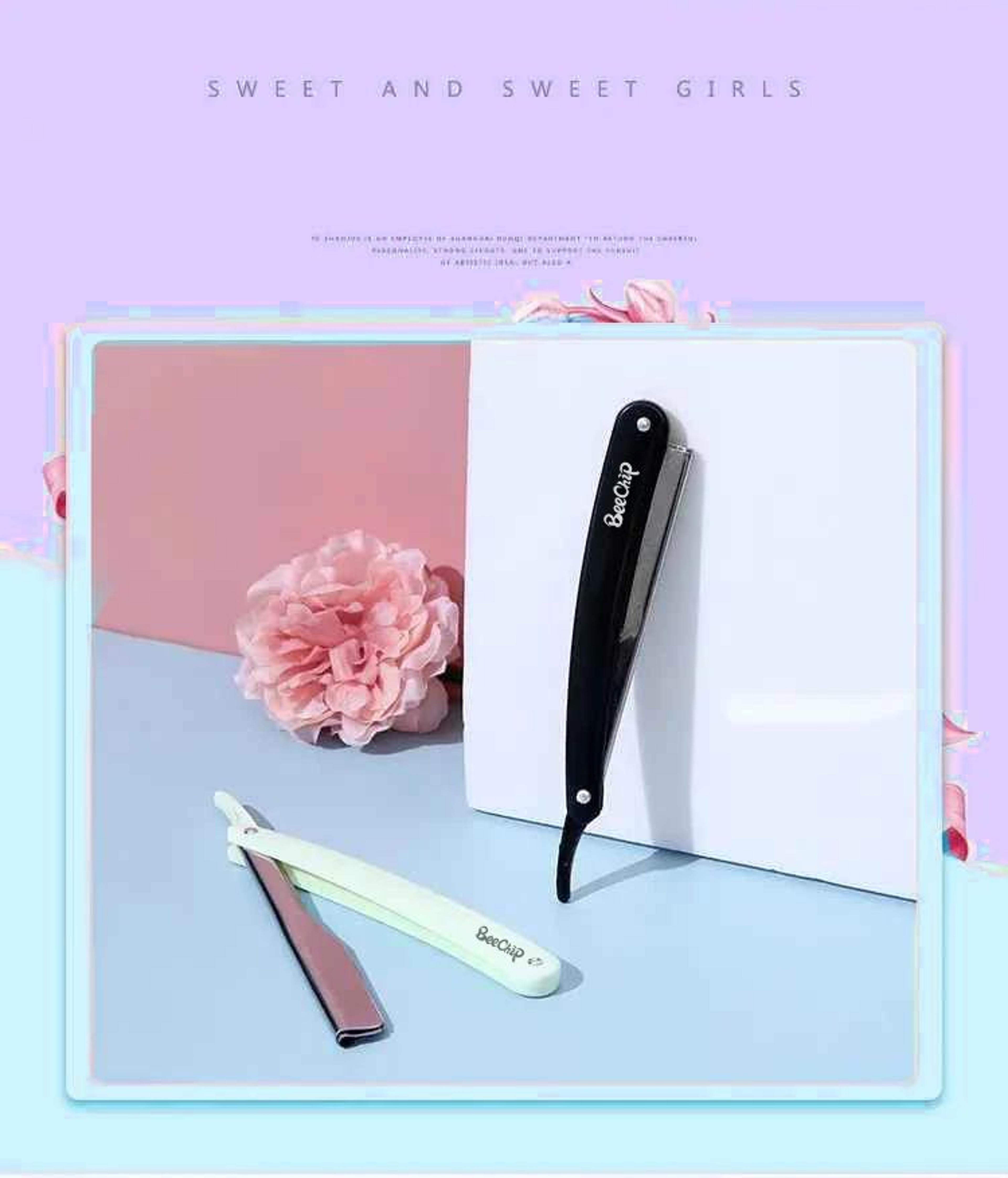 Folding Eyebrow Razor  Dermaplaning Tool  Portable Facial Hair Remover For Smooth Precise Shaping 6