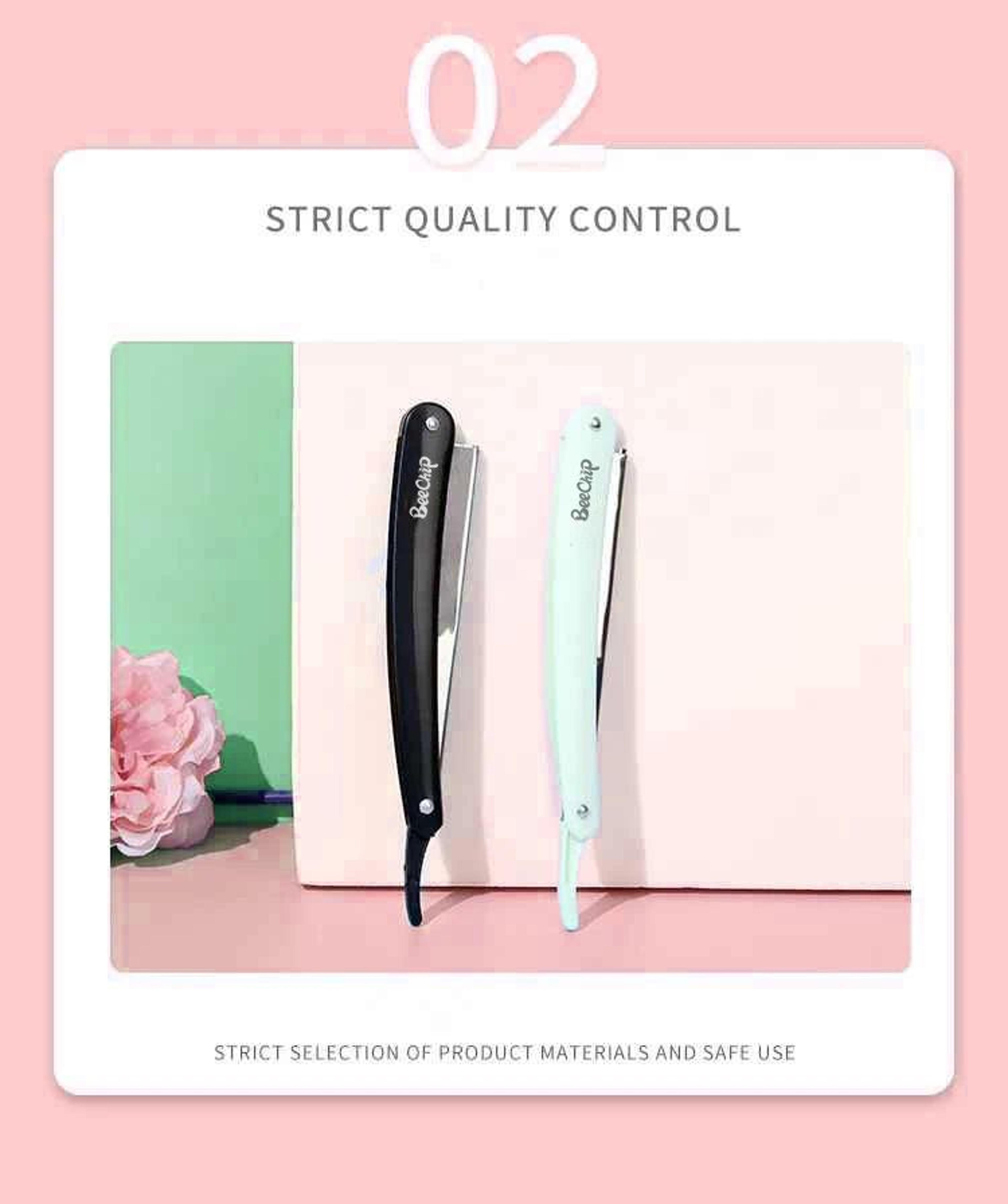 Folding Eyebrow Razor  Dermaplaning Tool  Portable Facial Hair Remover For Smooth Precise Shaping 9