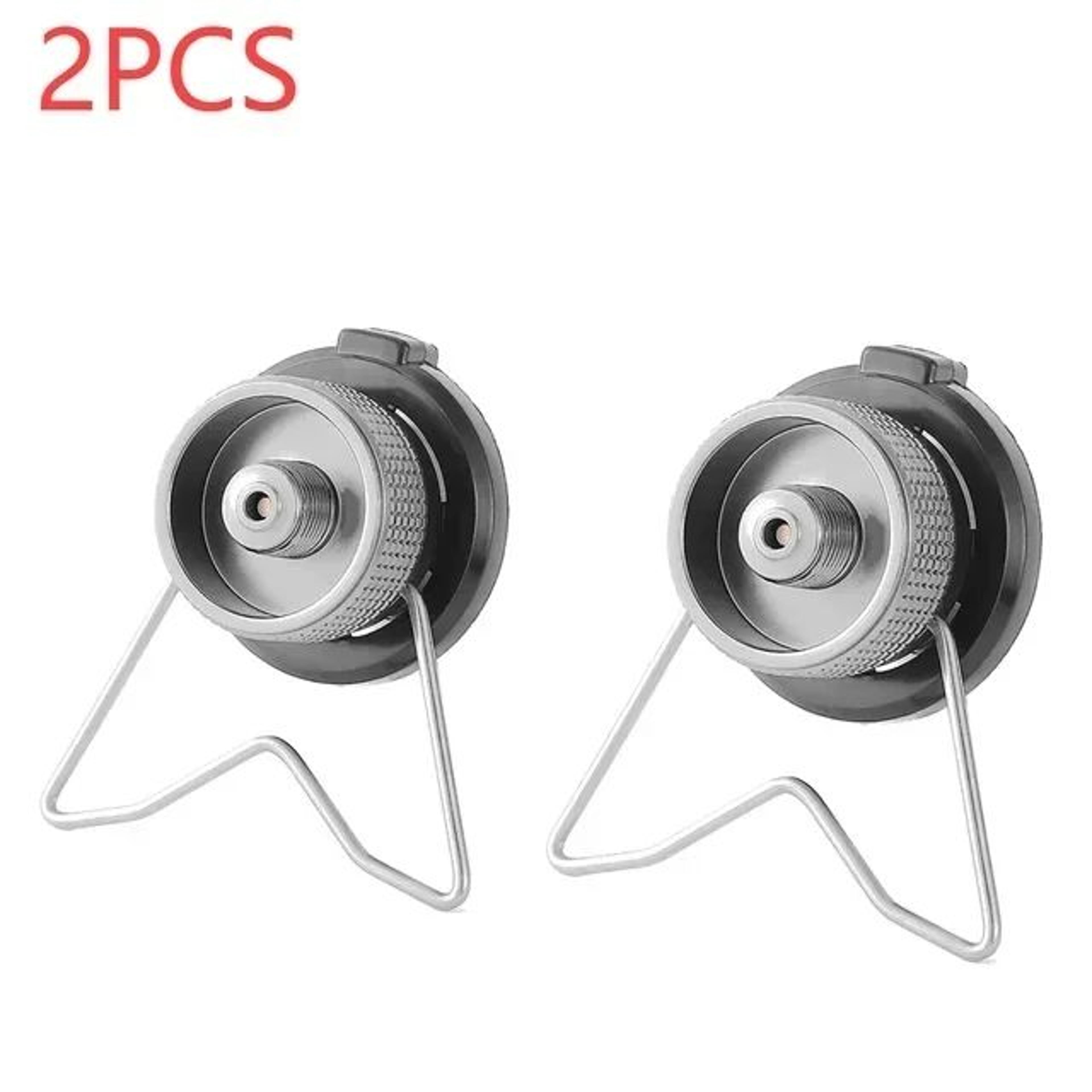 Butane Canister Adapter With Bracket  EN417 Lindal Valve Camping Stove Fuel Connector 7
