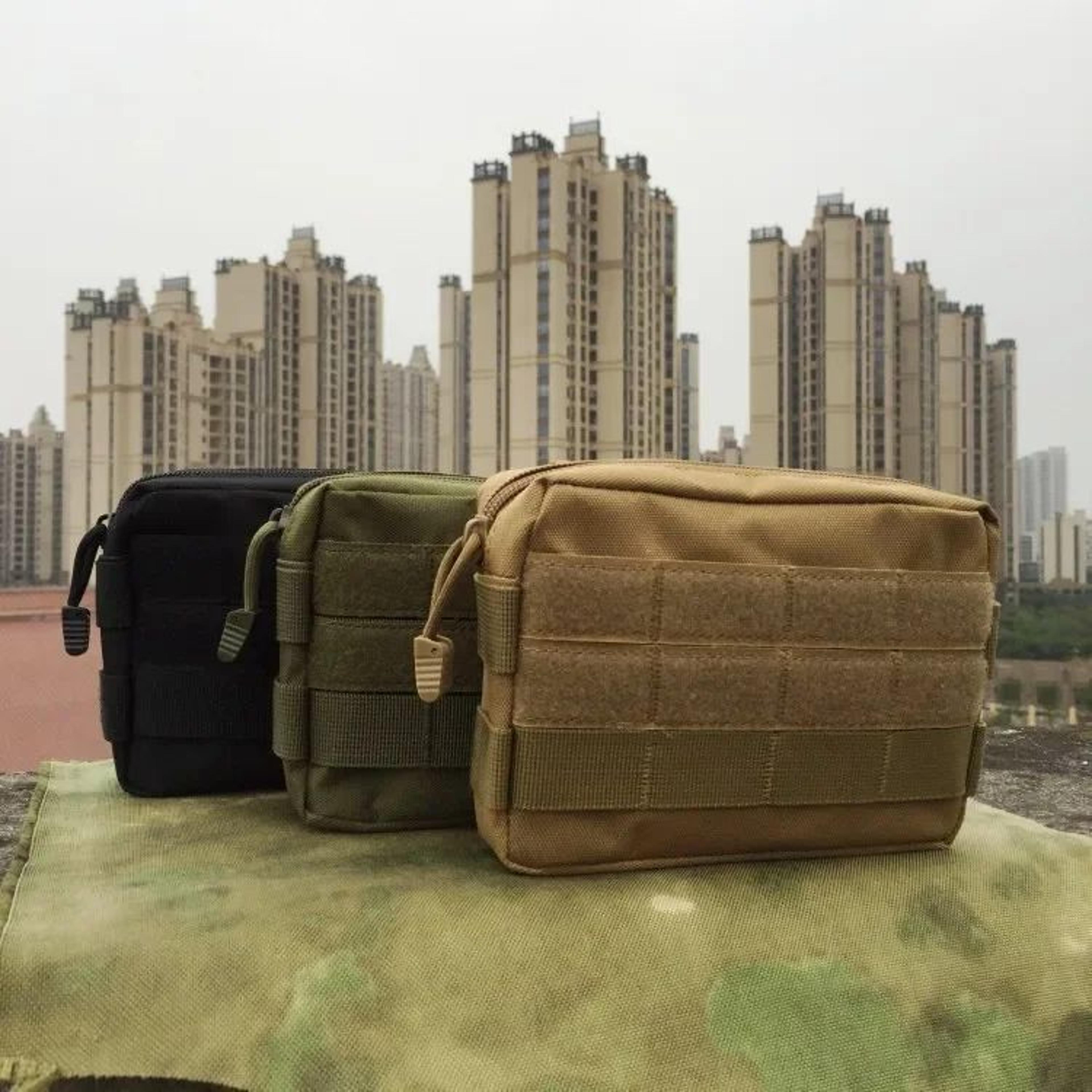 MOLLE Waist Bag Tactical EDC Pouch  Compact Utility Belt Pouch For Outdoor  First Aid Carry 1