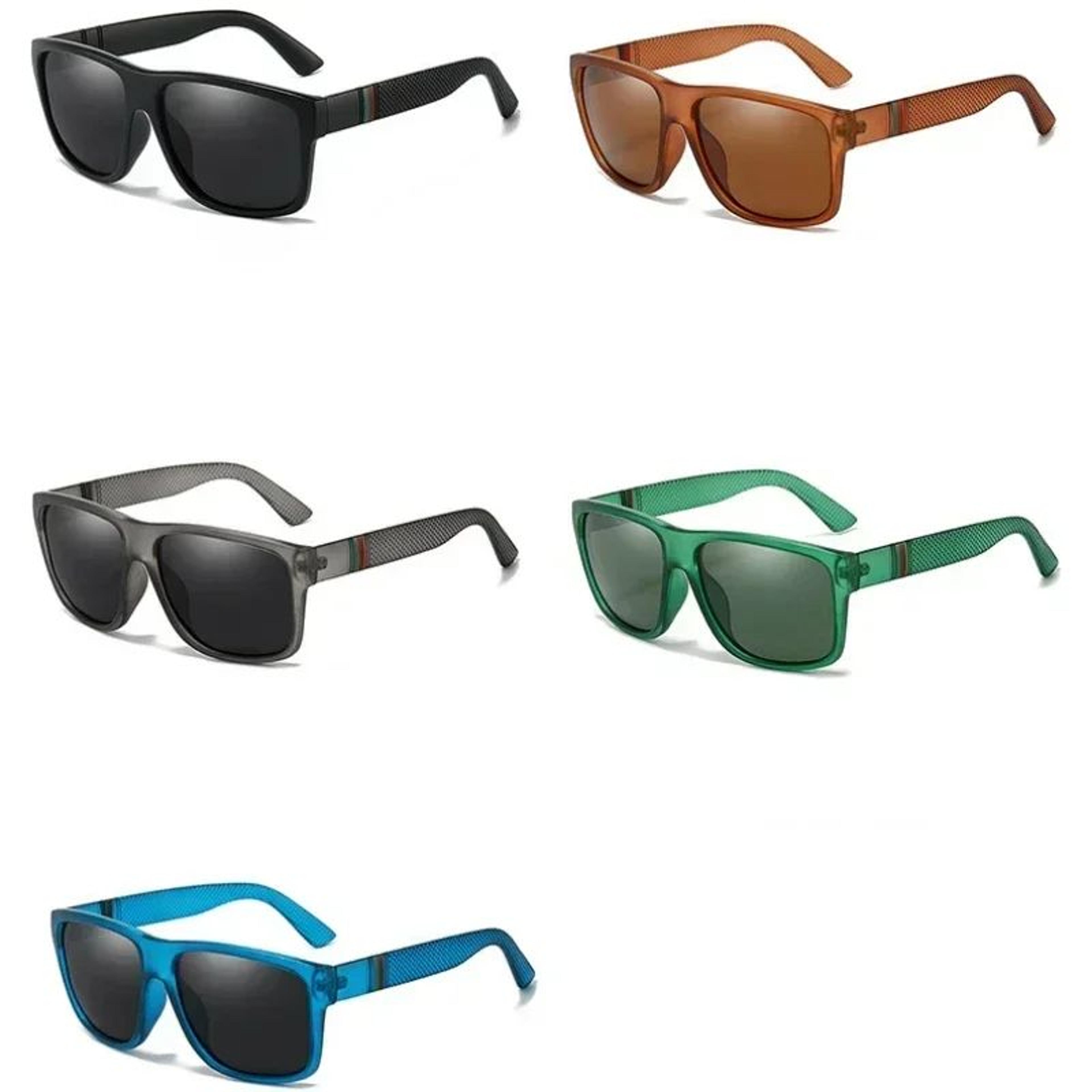 Oversized Polarized Vintage Square Sunglasses UV400  Luxury Unisex Shades For Driving  Travel 4
