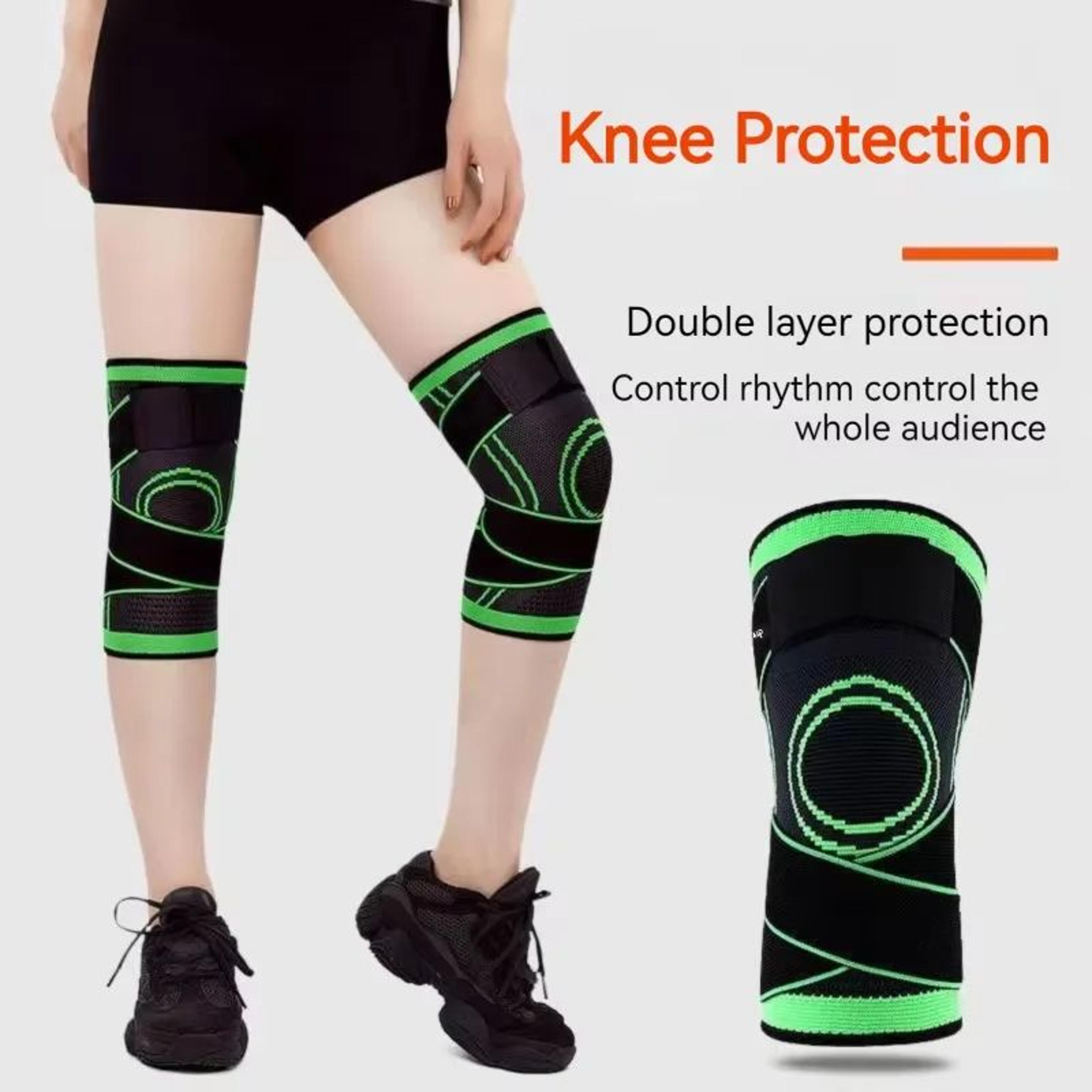 QuickDry Knit Knee Compression Sleeve  Breathable Knee Brace Support For Sports  Everyday Relief 2