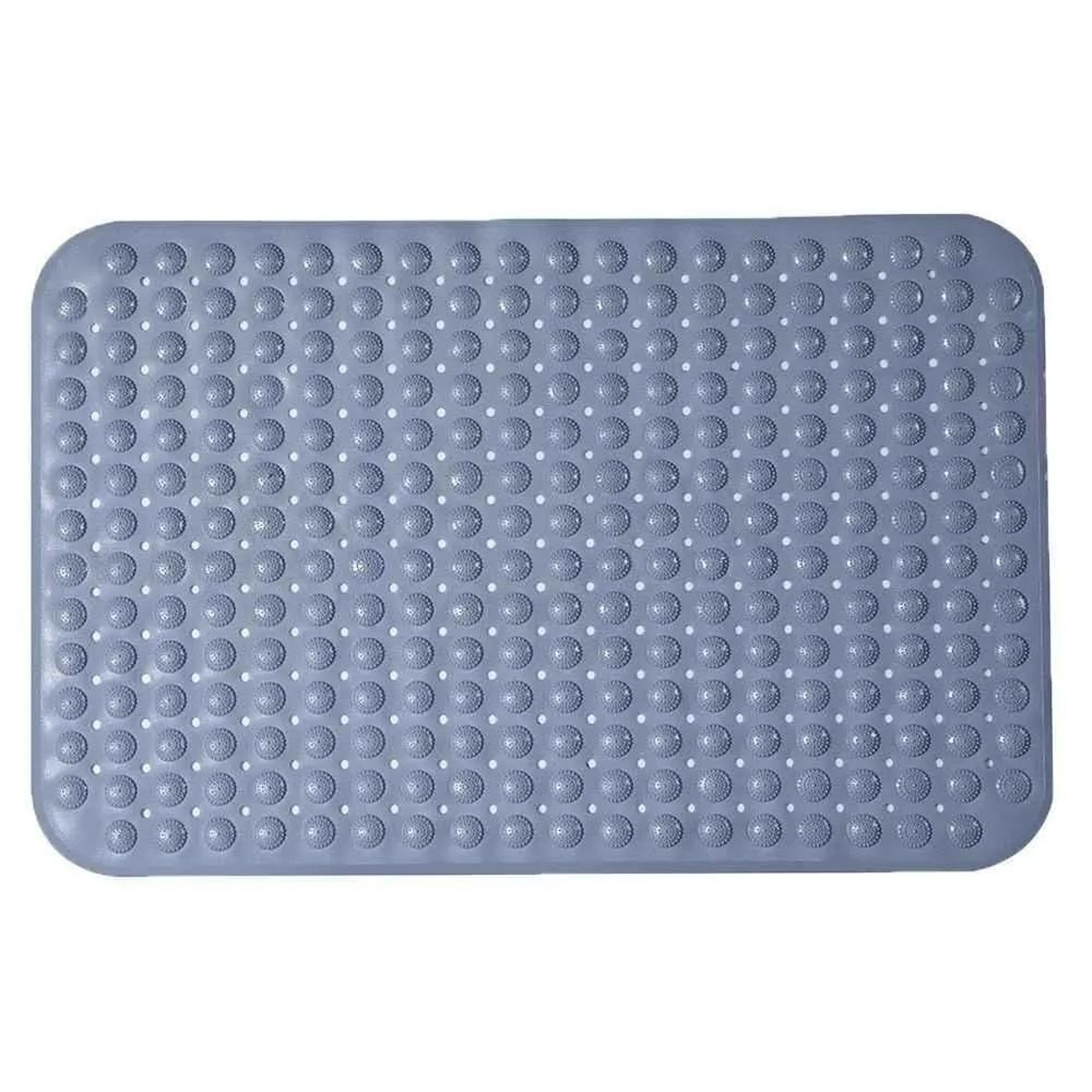 HydroDrain NonSlip Bathtub Mat  Quick Drain Shower Mat With Suction Cups  Foot Massage Texture 5