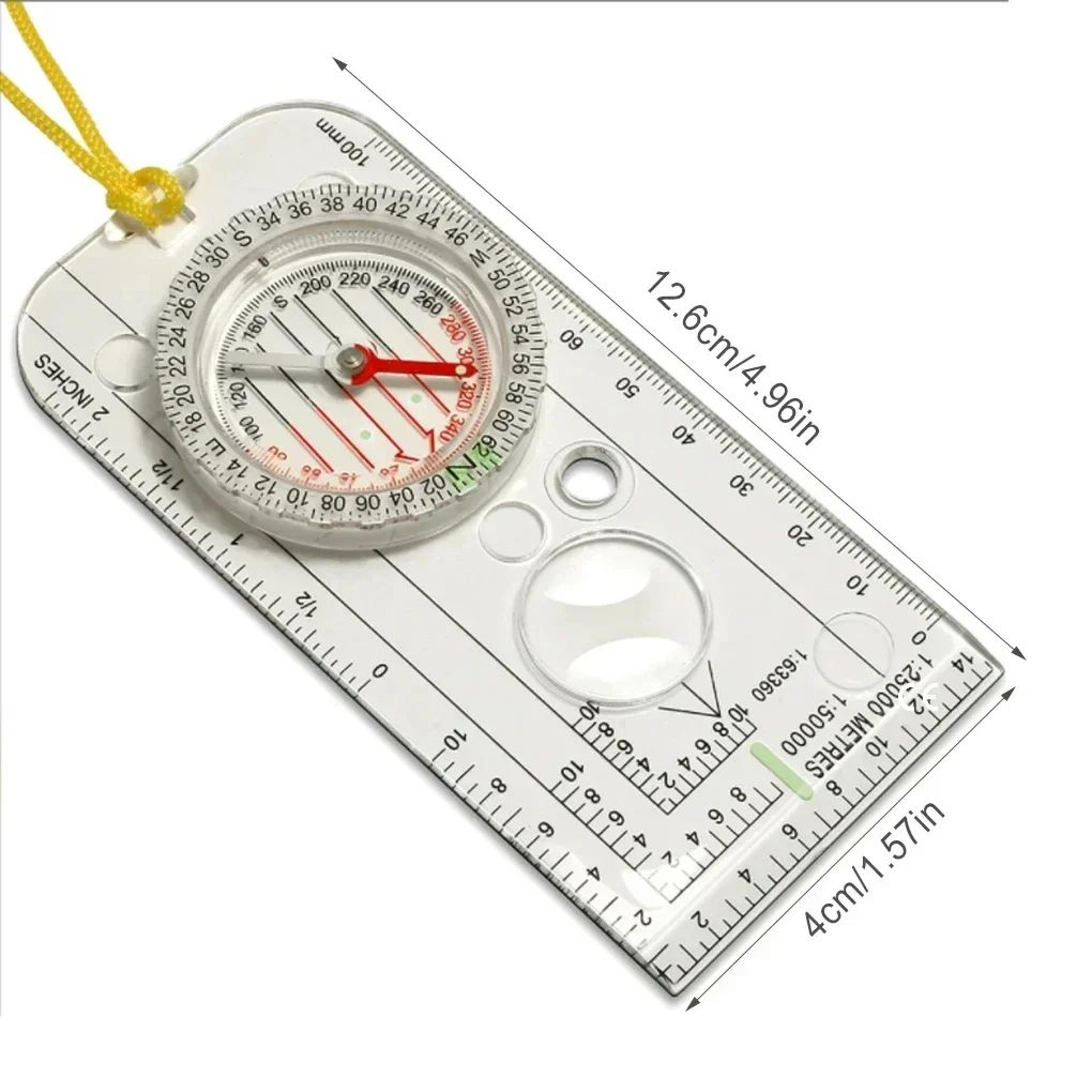 Premium Outdoor Navigation Compass  Map Reading Tool  Precision Orienteering Gear 4