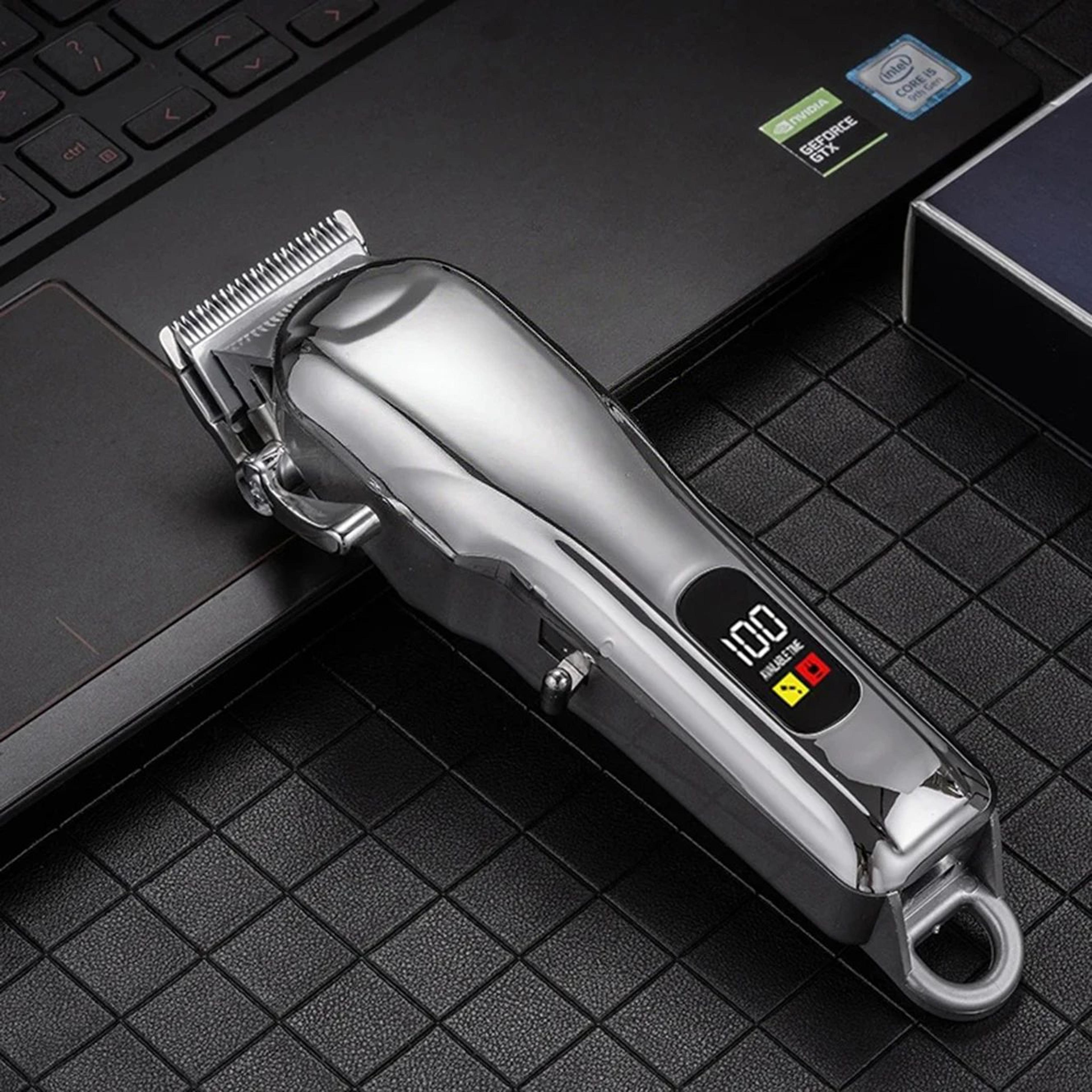 QuietCut Pro Cordless Dog Grooming Clippers  Low Noise Rechargeable Pet Hair Trimmer For Dogs  Cats 0