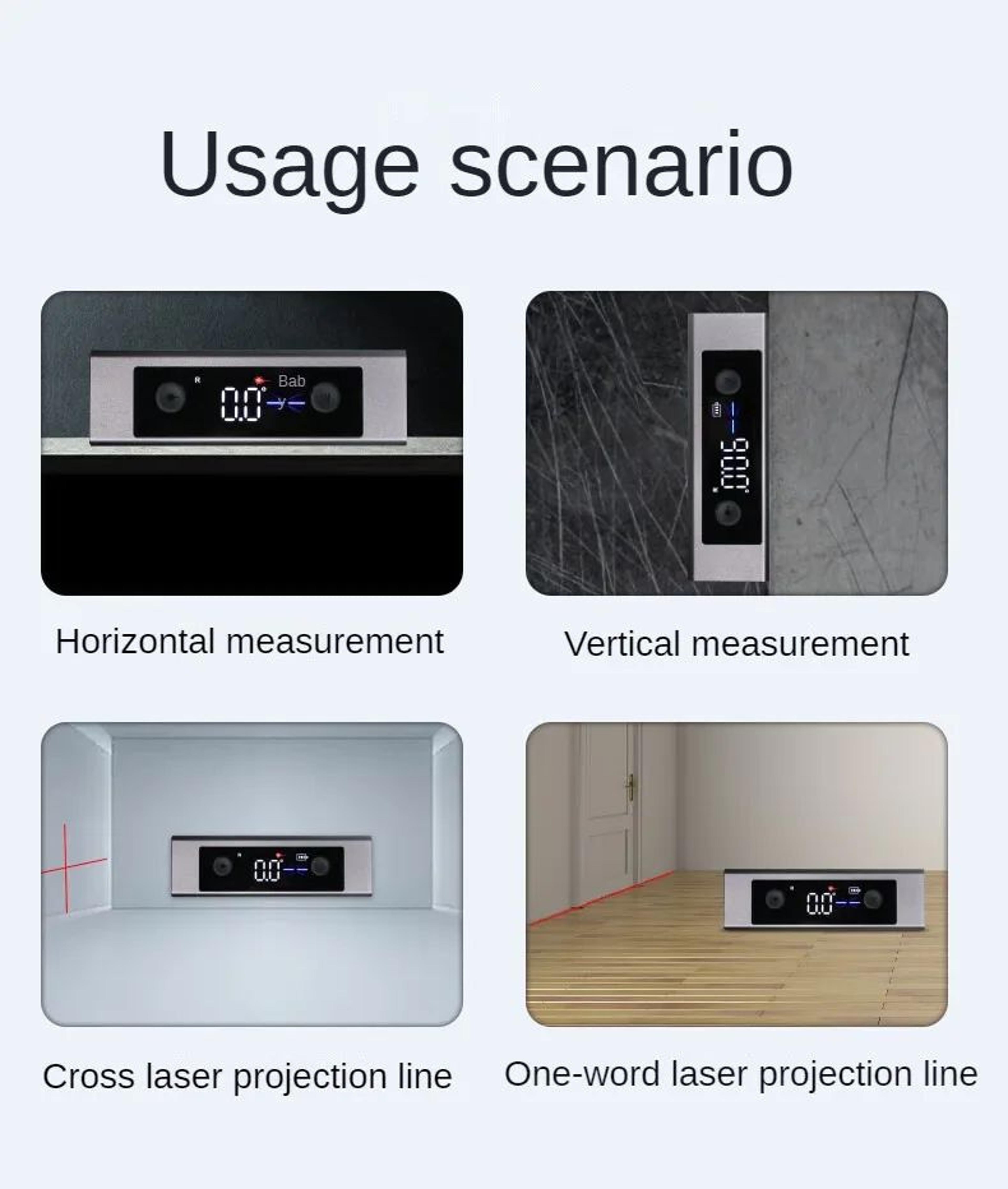 Precision Digital Angle Master  Digital Inclinometer  Protractor Tool 9