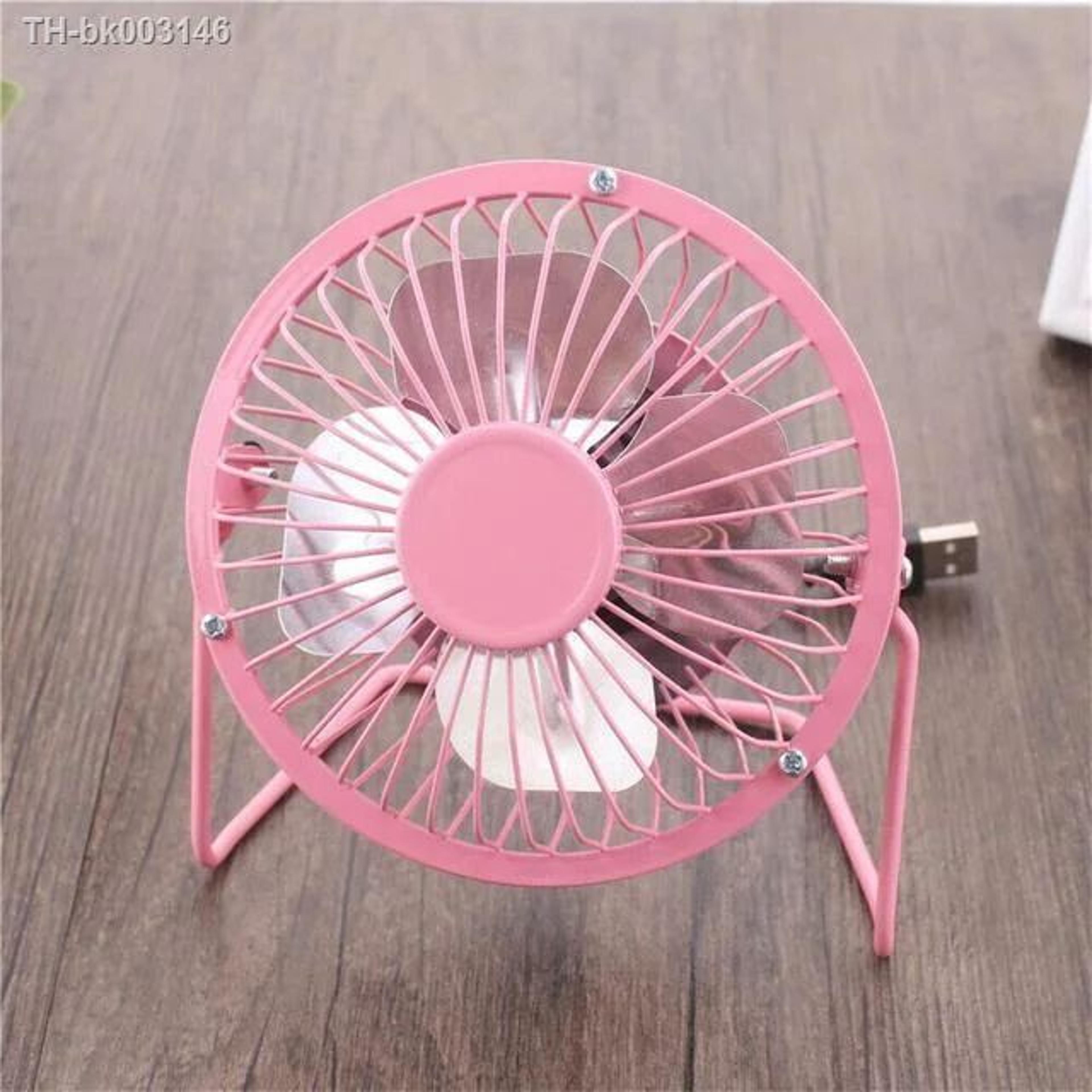 4Inch Metal USB Desk Fan  Portable Mini Cooling Fan For Home Office  Travel 5