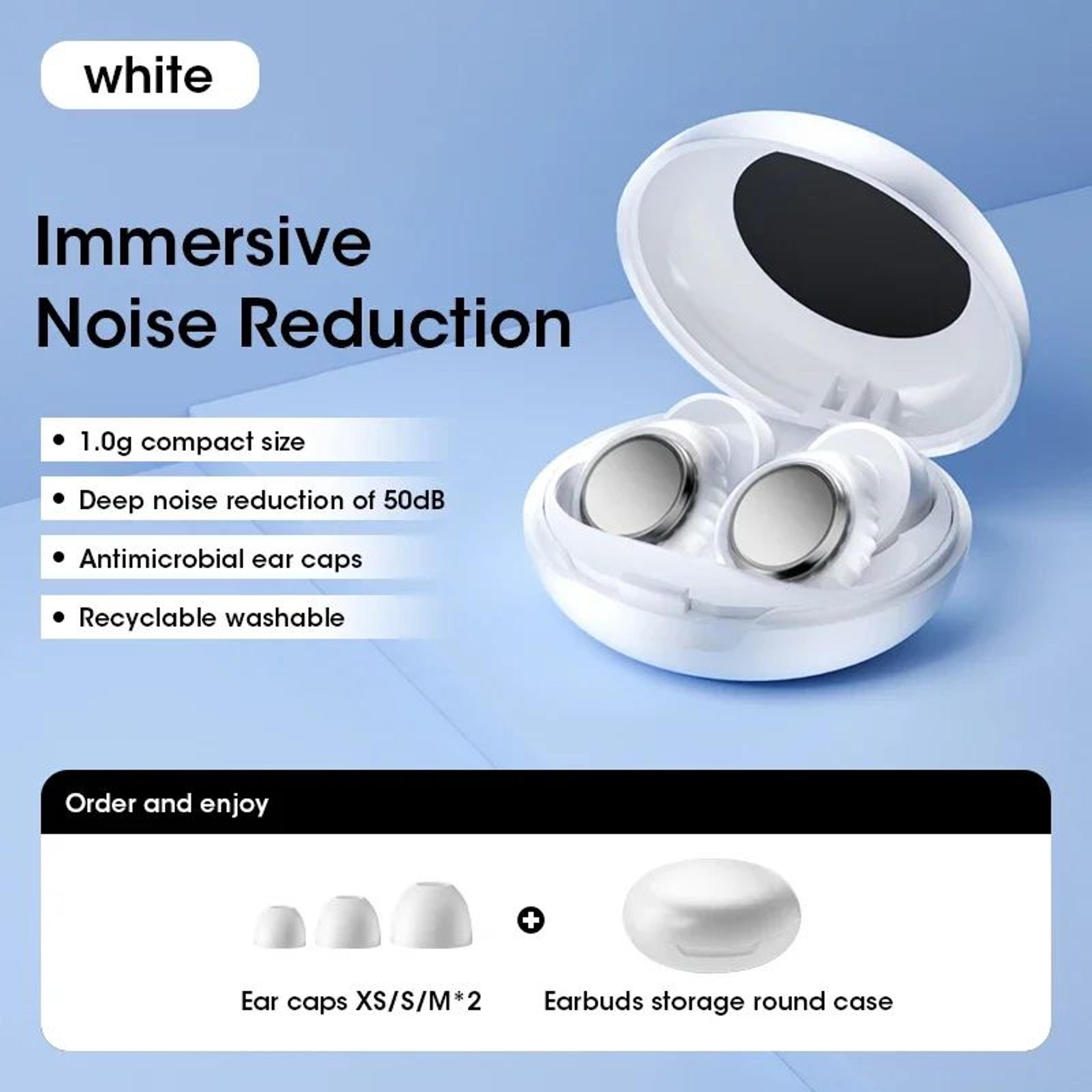 SleepShield Reusable Silicone Ear Plugs For Sleeping  Soft Noise Cancelling Earplugs For Snoring St 7