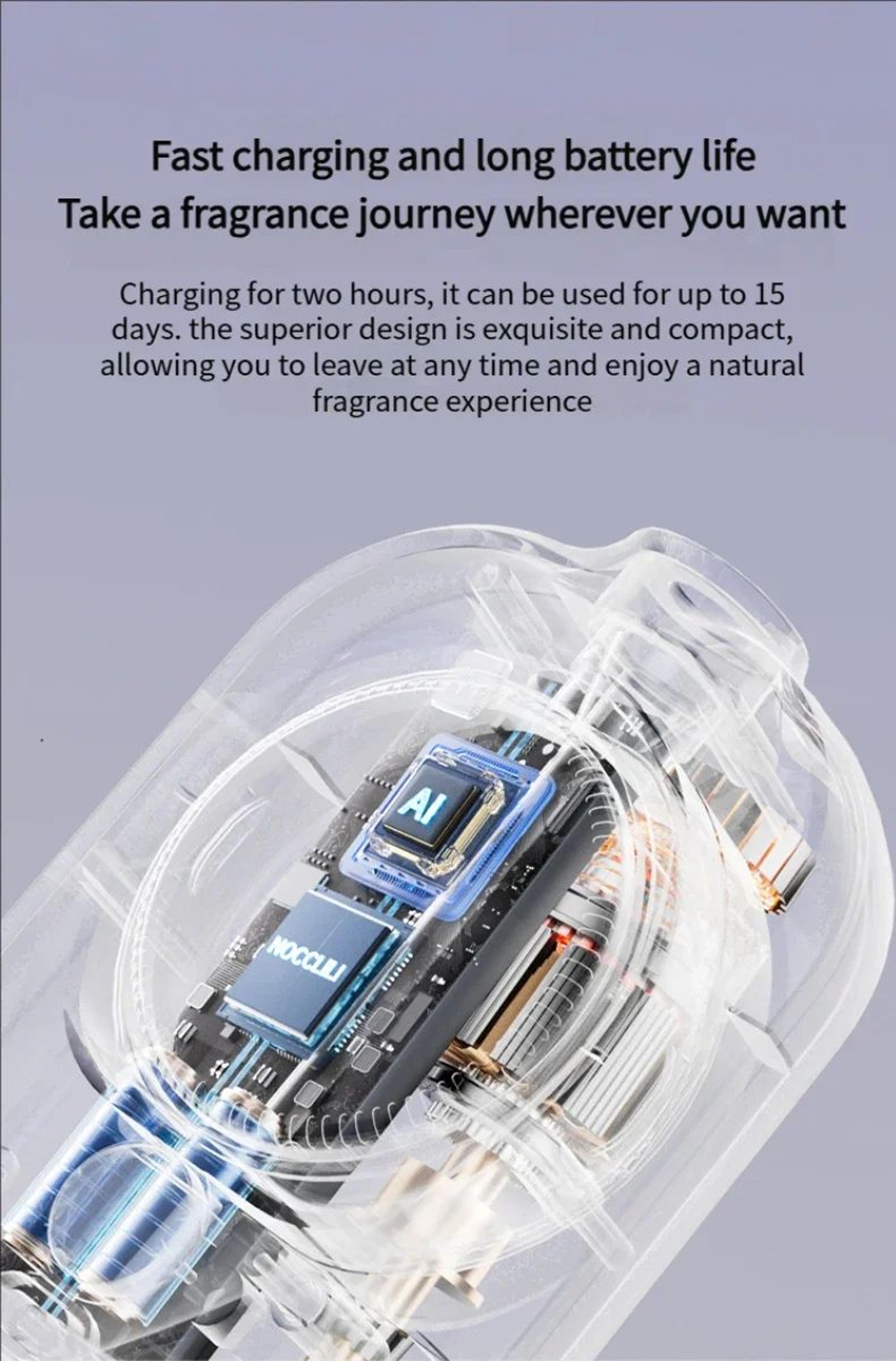 WallMounted Smart Essential Oil Diffuser  Rechargeable Automatic Air Freshener For Home  Bathroom 13