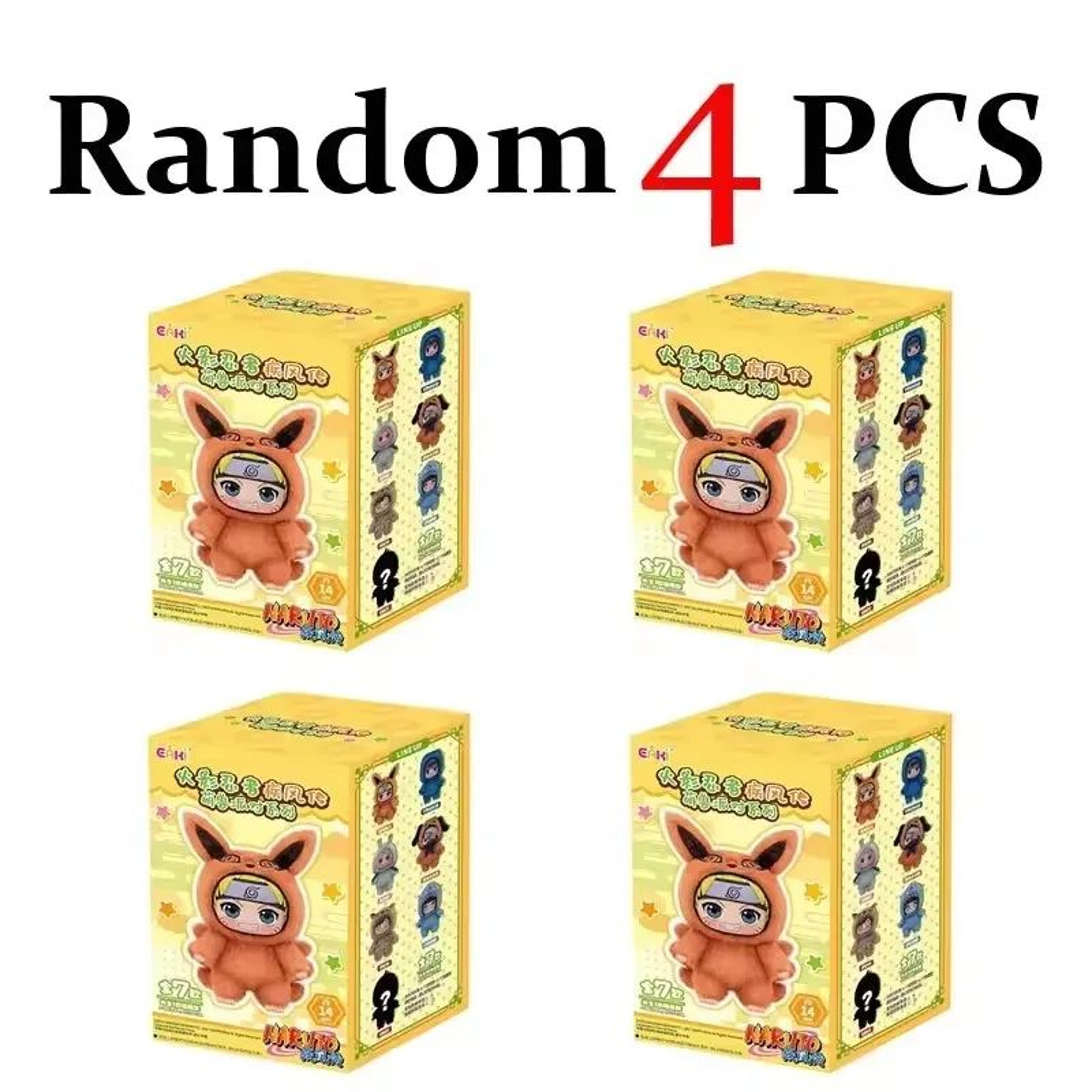 Naruto Shippuden Beast Party Plush Blind Box Keychain  Mini Collectible Anime Plush Charm Random Fi 12