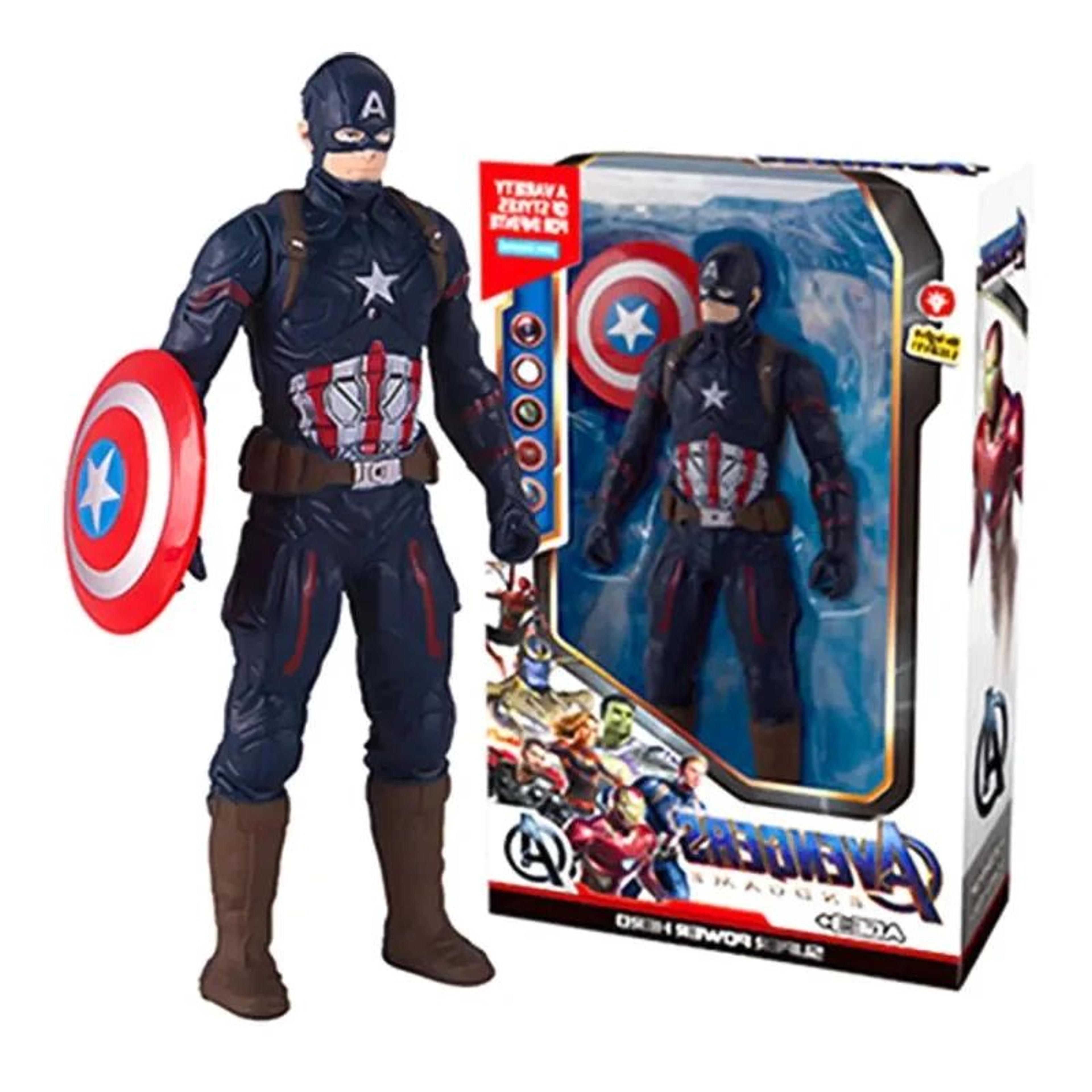 Marvel Action Figure Set  Luminous Spider Man Hulk  Iron Man Mini Models For Kids Glow Display Toys
