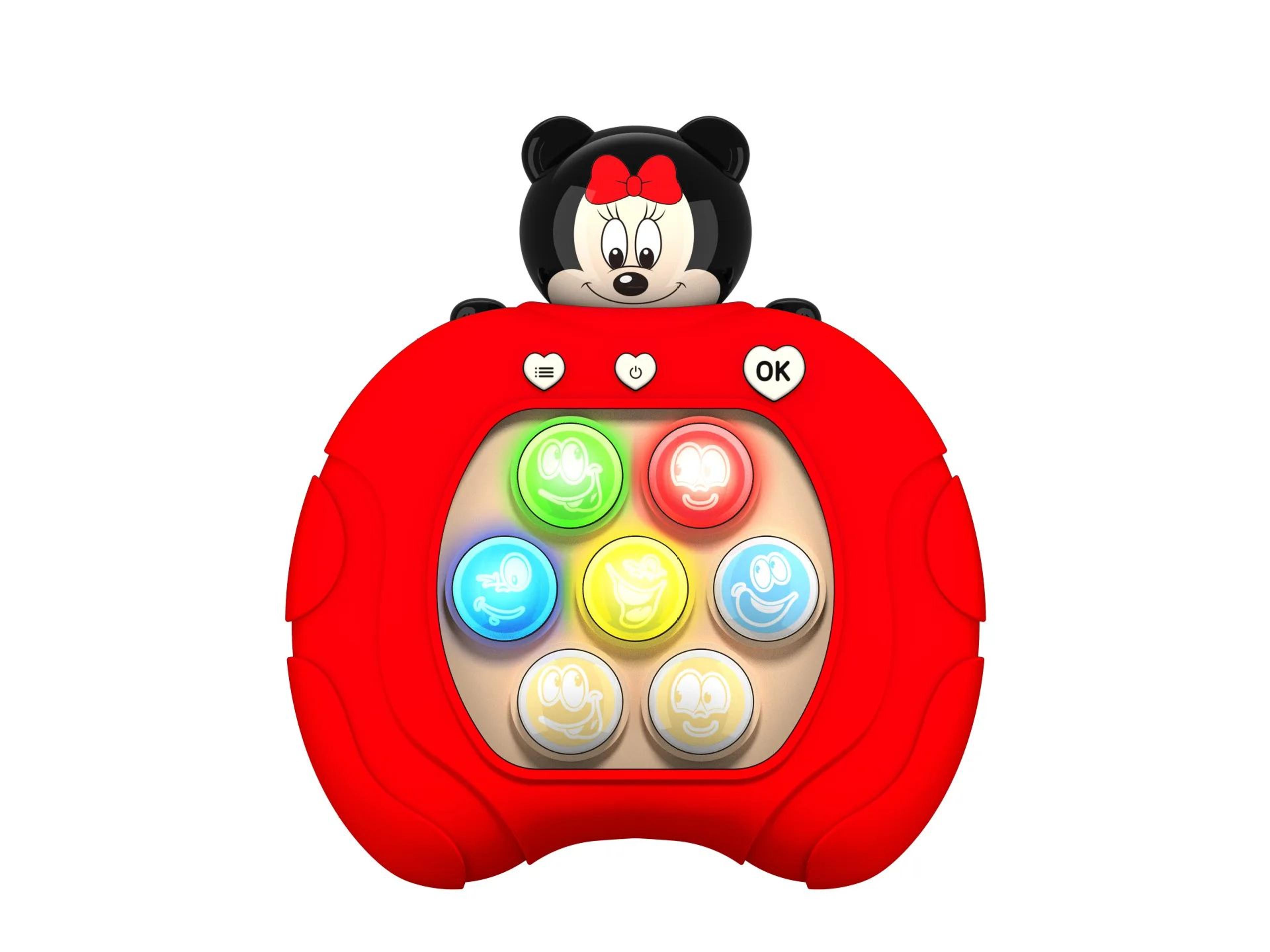 Disney Stitch  Mickey Quick Push Game Console For Kids  Portable Fidget Game Toy Competitive Handhe 2