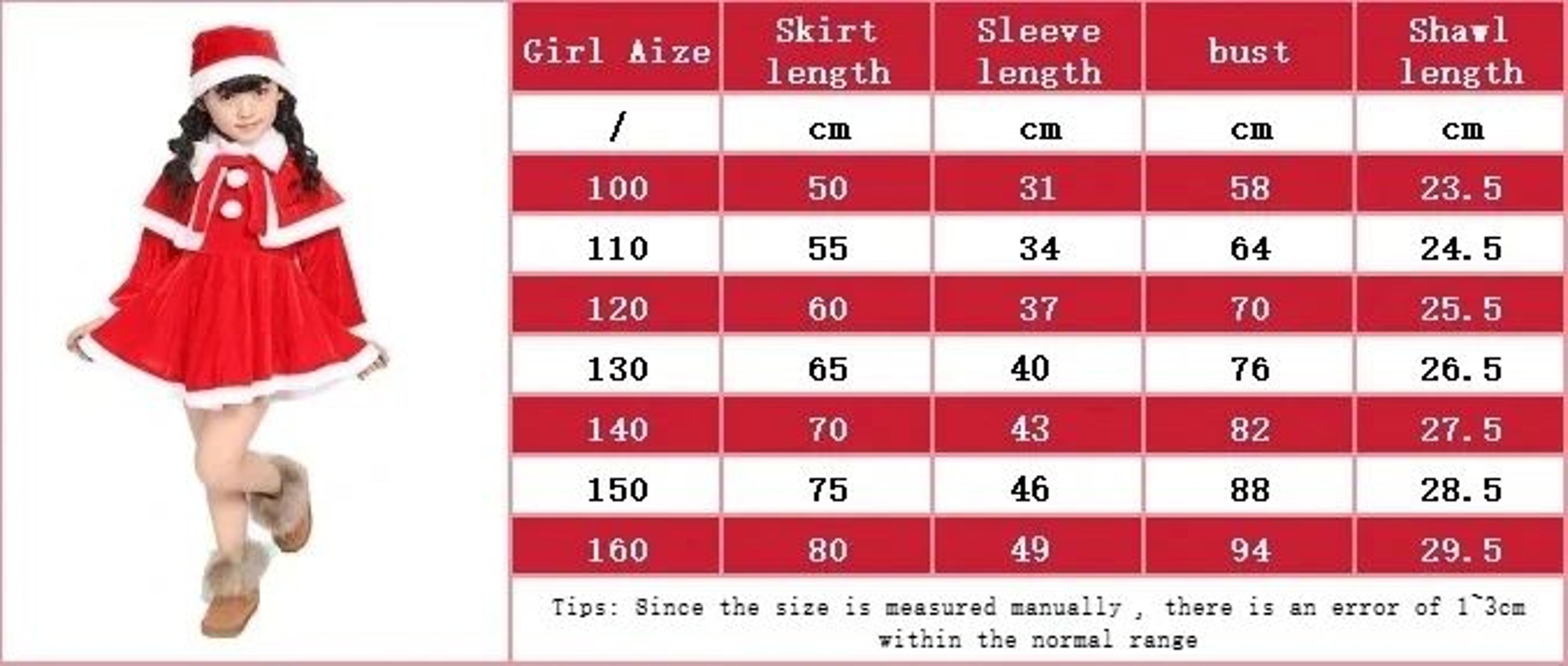 Kids Christmas Santa Costume  Classic Red Holiday RolePlay Outfit For Boys  Girls 6