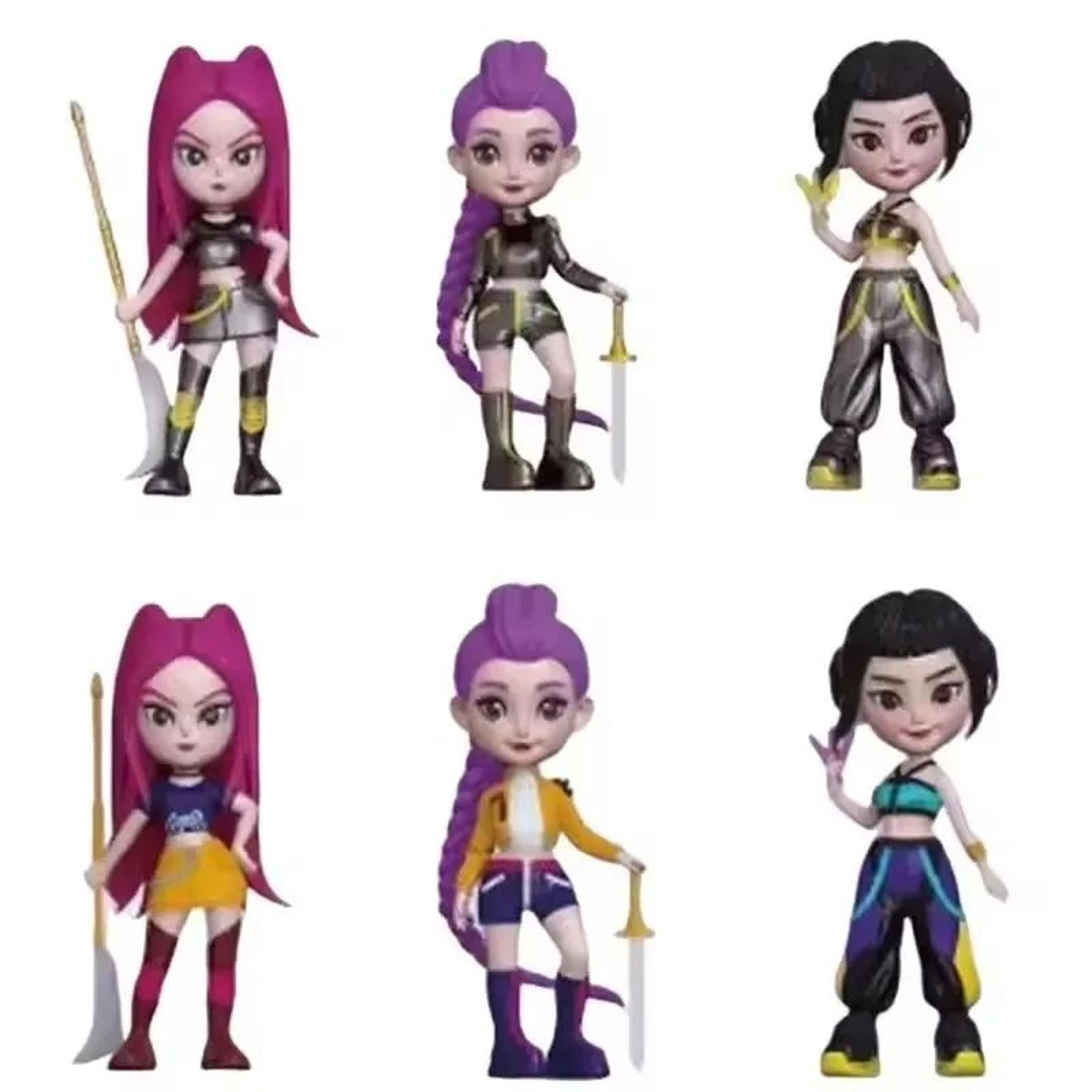 Devil Hunter Anime Blind Box Figure  Collectible KPop Style Mini Statue For Desk Decor 2