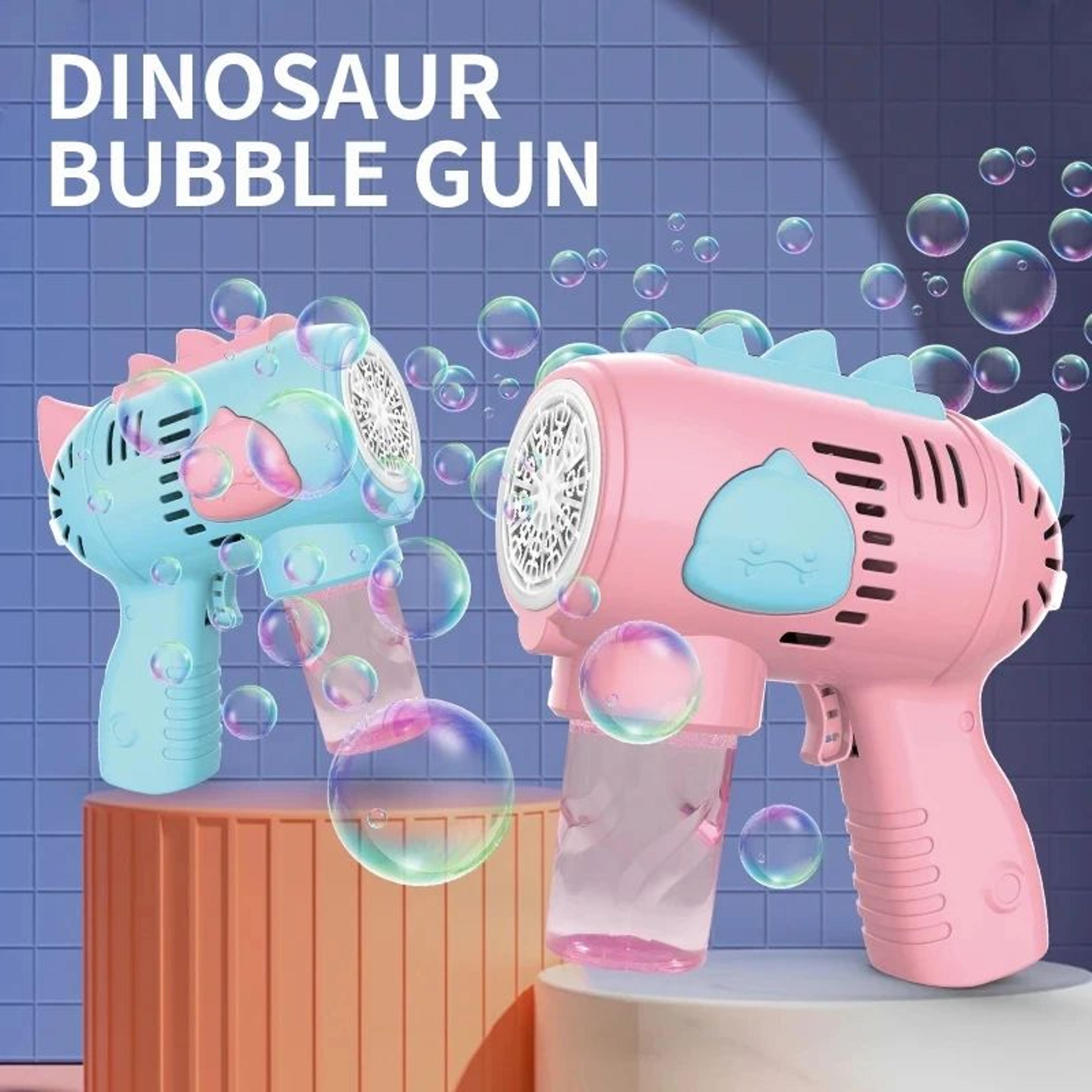 Dinosaur Bubble Gun Automatic Bubble Machine With Lights  Light Up Bubble Blower For Kids Outdoor F 4