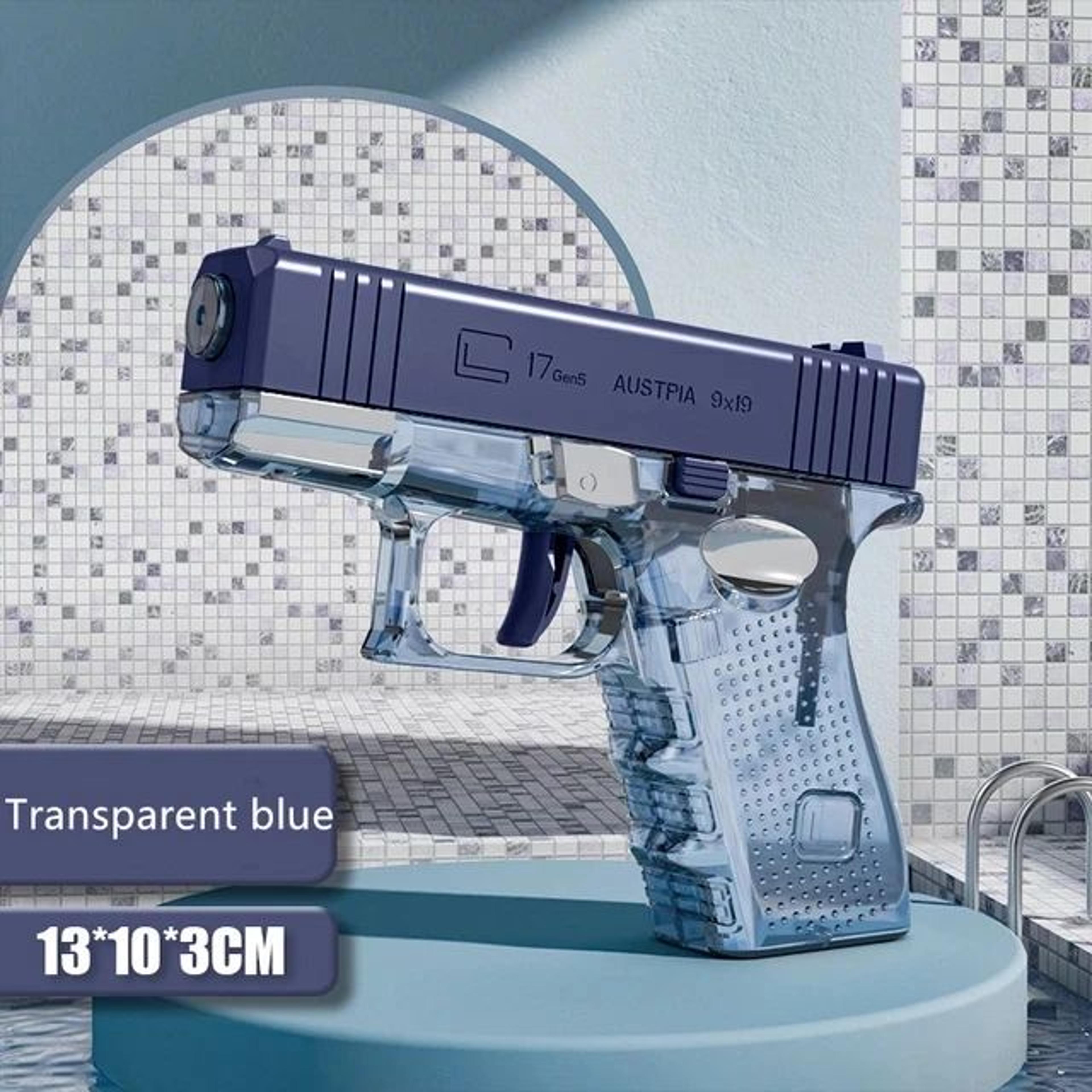 Summer Revolver Mechanical Water Gun Toy  Kids Water Blaster For Beach  Outdoor Play 13