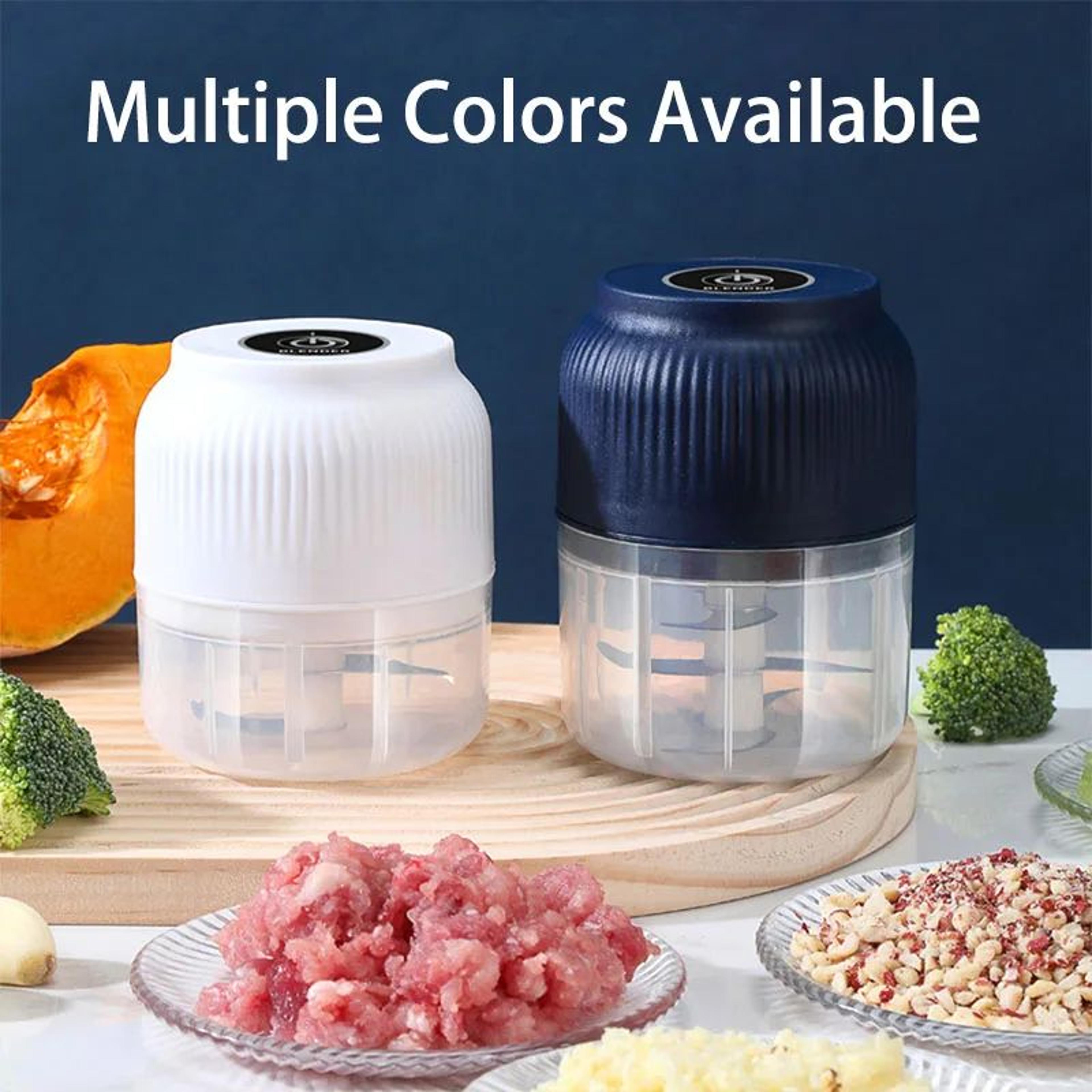 250ml Wireless Electric Garlic Chopper  USB Rechargeable Mini Food Processor For Fast Prep 2
