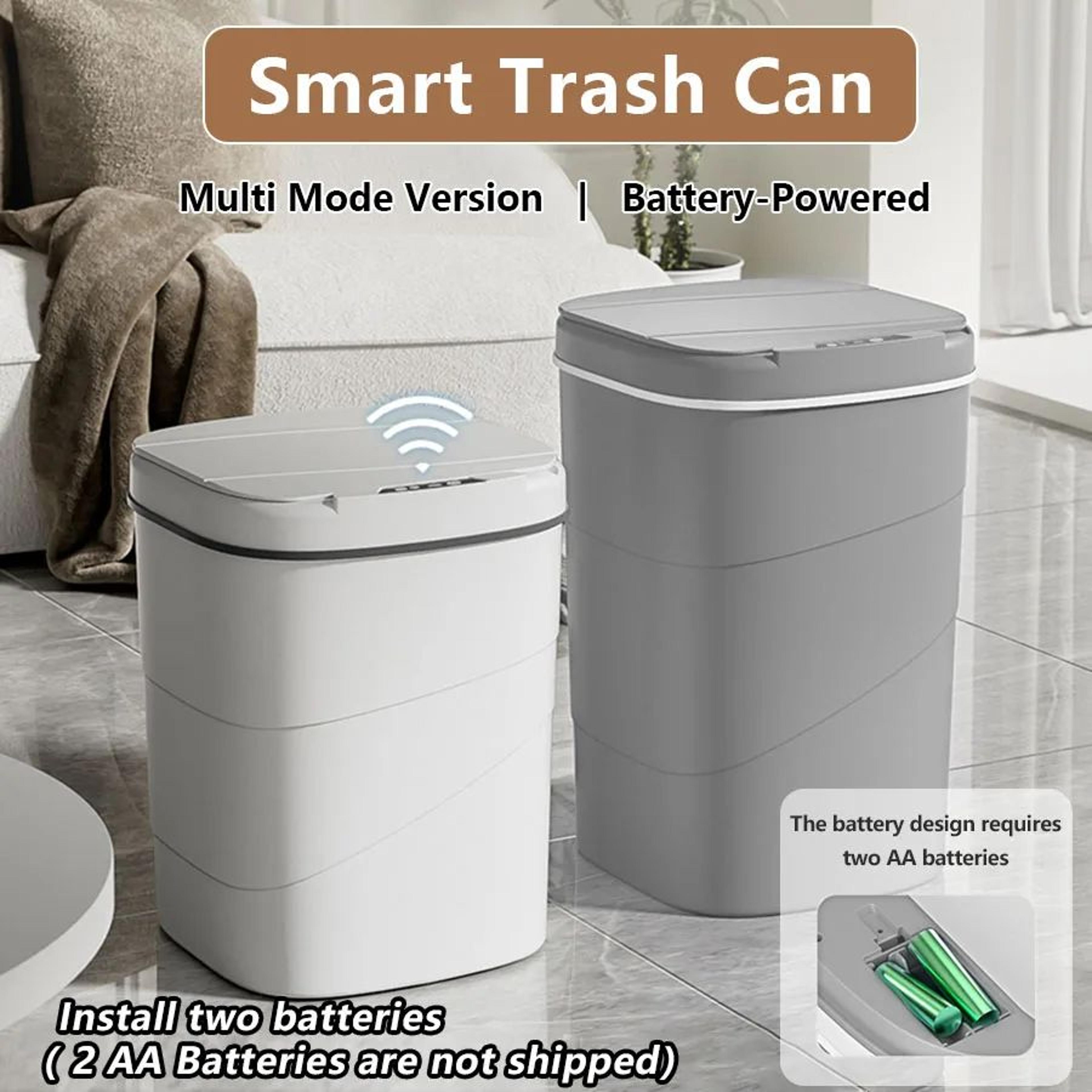 Smart Sensor Touchless Trash Can  Motion Sensor Automatic Lid Bin For Kitchen  Bathroom 1