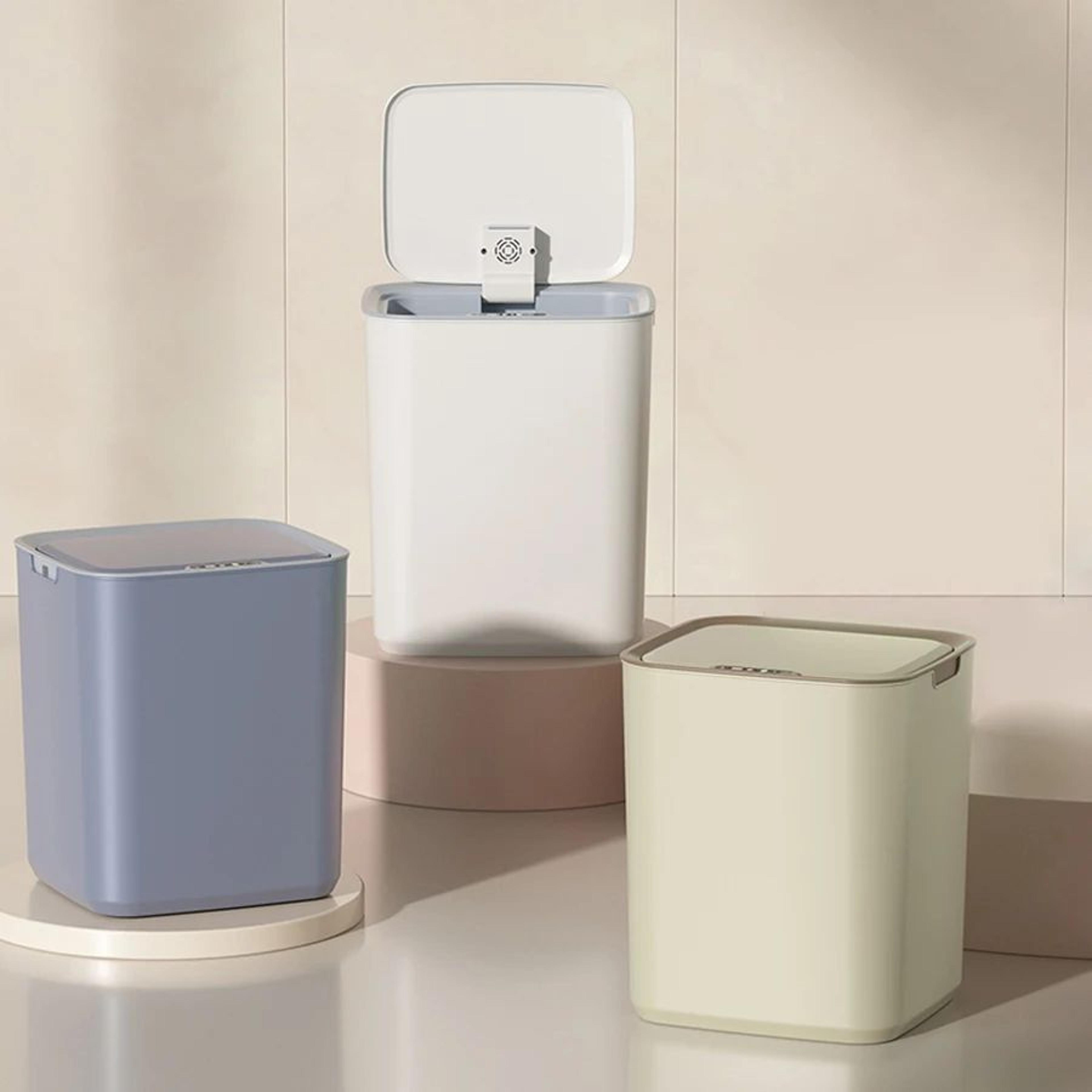 ONEKA 22L Touchless Smart Trash Can  Automatic Motion Sensor Kitchen  Office Trash Bin 5