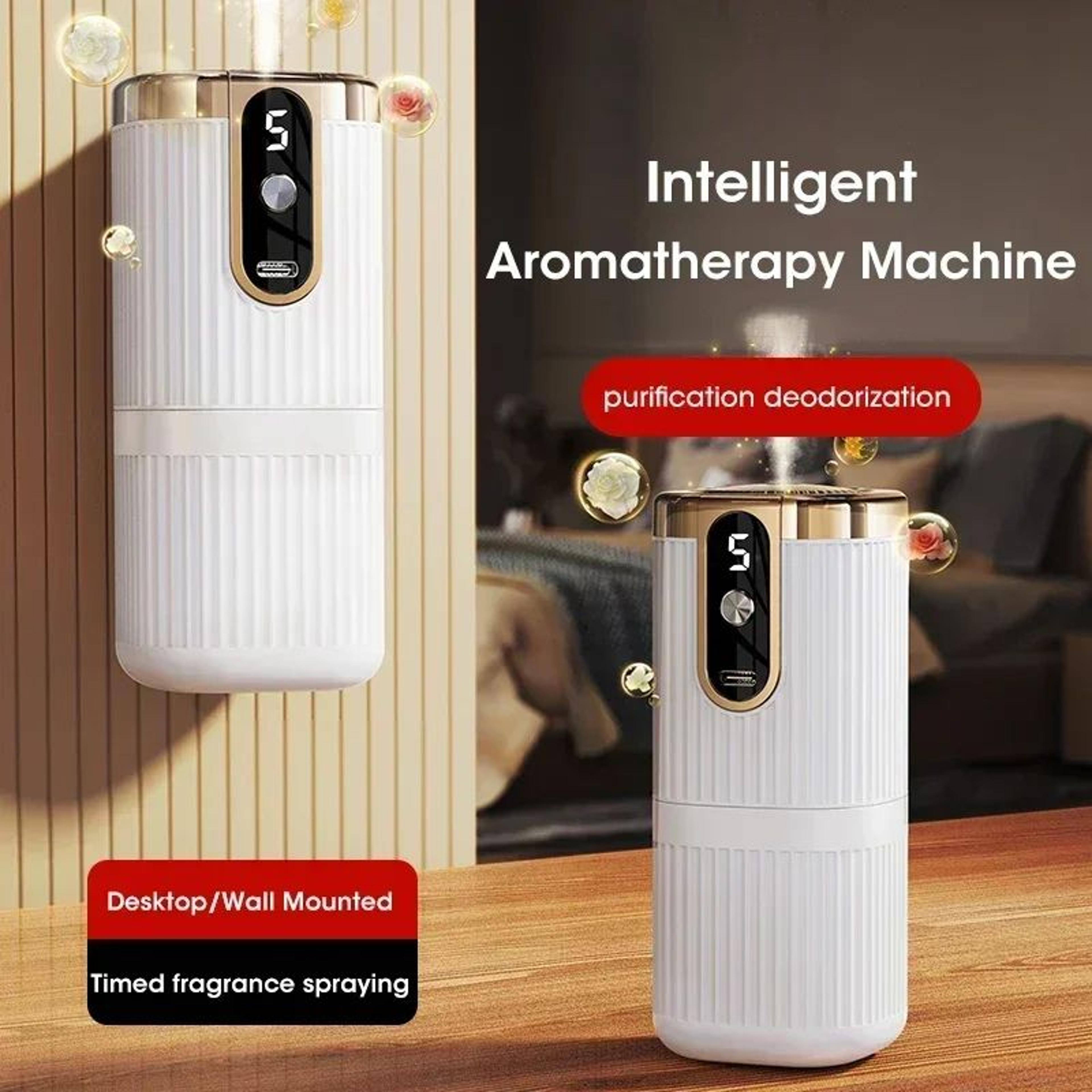 Rechargeable Portable Essential Oil Diffuser 5Level Mist Cordless Aromatherapy Humidifier For Home  2