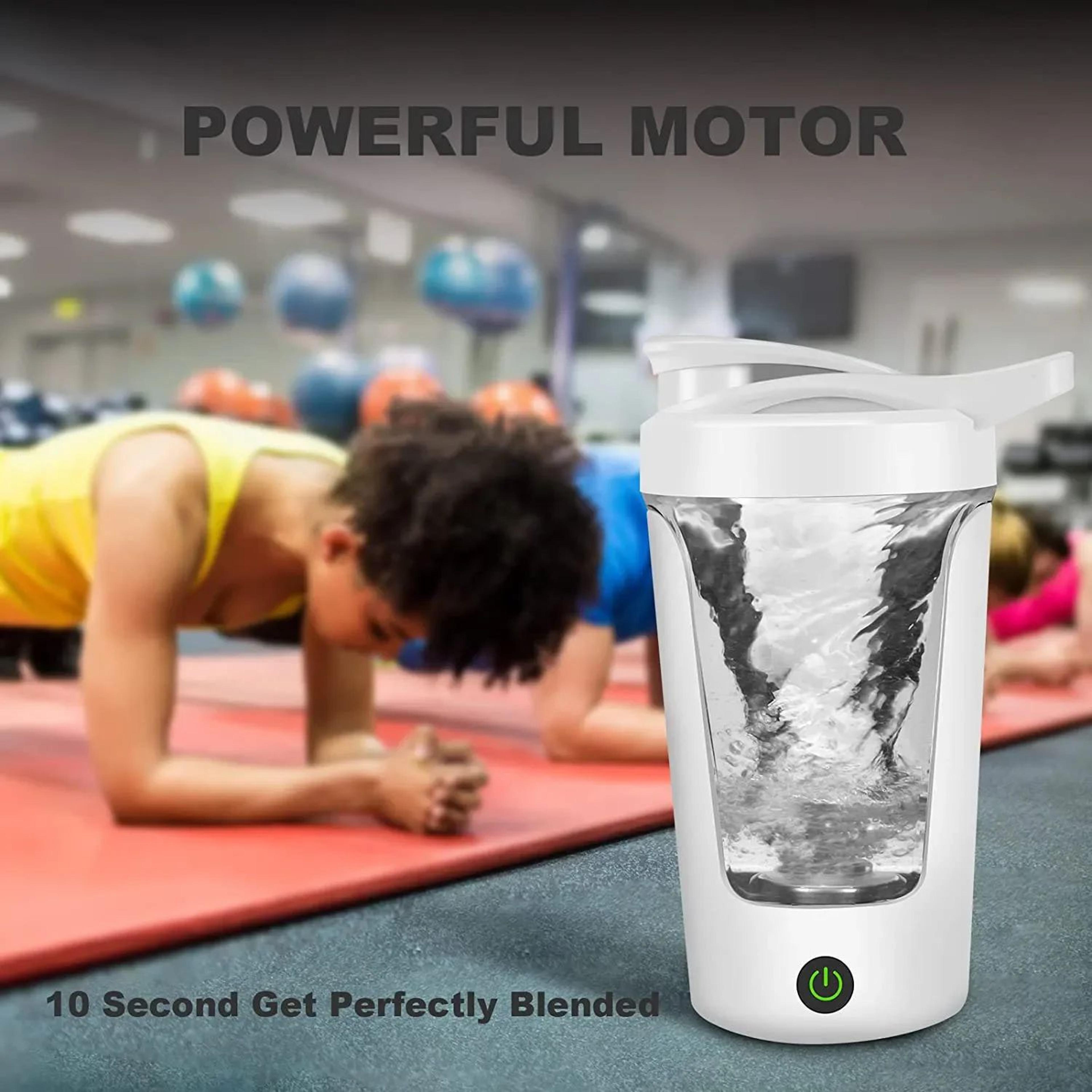 450ml Electric Shaker Bottle  USB Rechargeable Portable Protein Mixing Cup For Smooth Shakes Anywhe 2