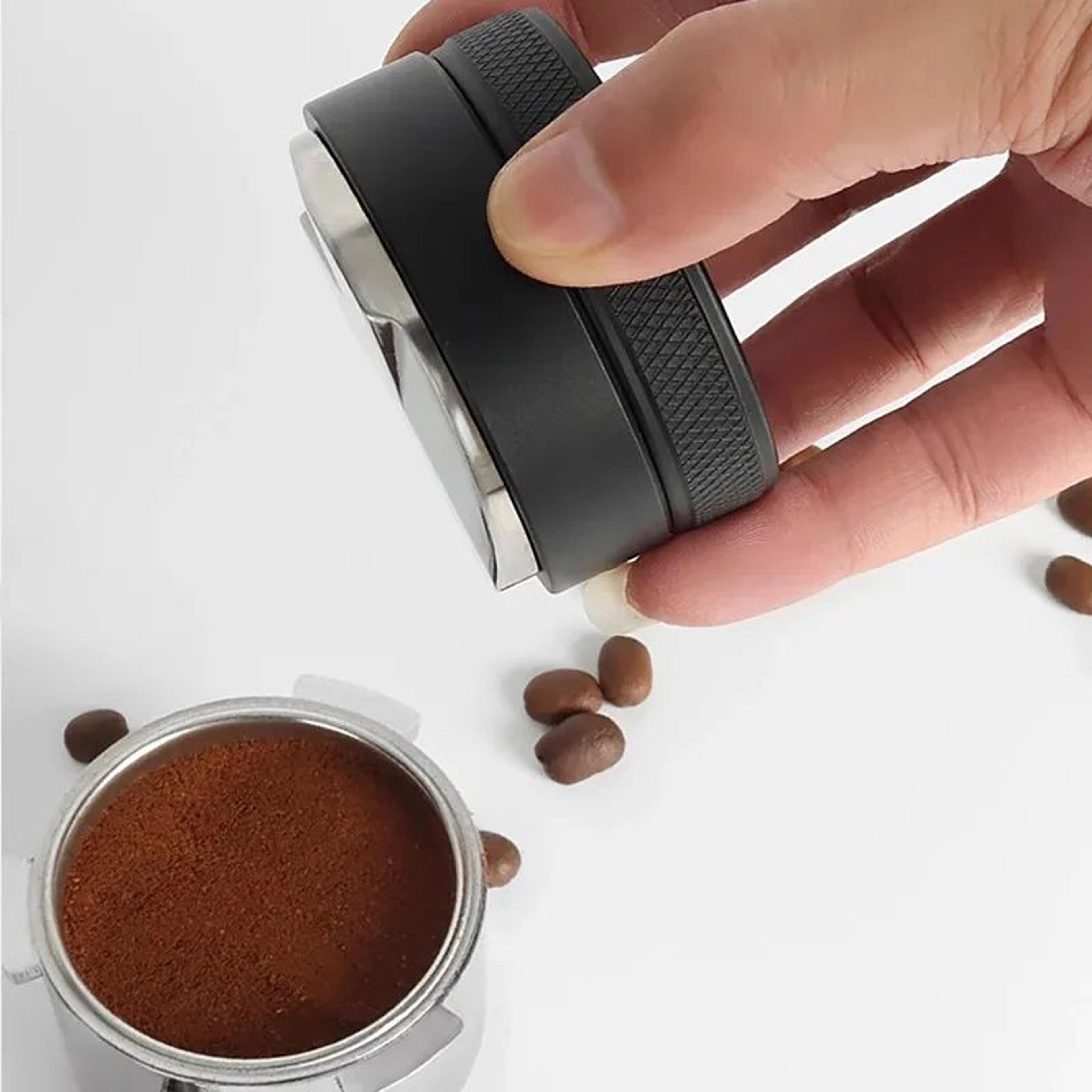 Precision Espresso Distributor Tool  Leveler  Adjustable 515358mm Portafilter Leveler With Palm Tam 3