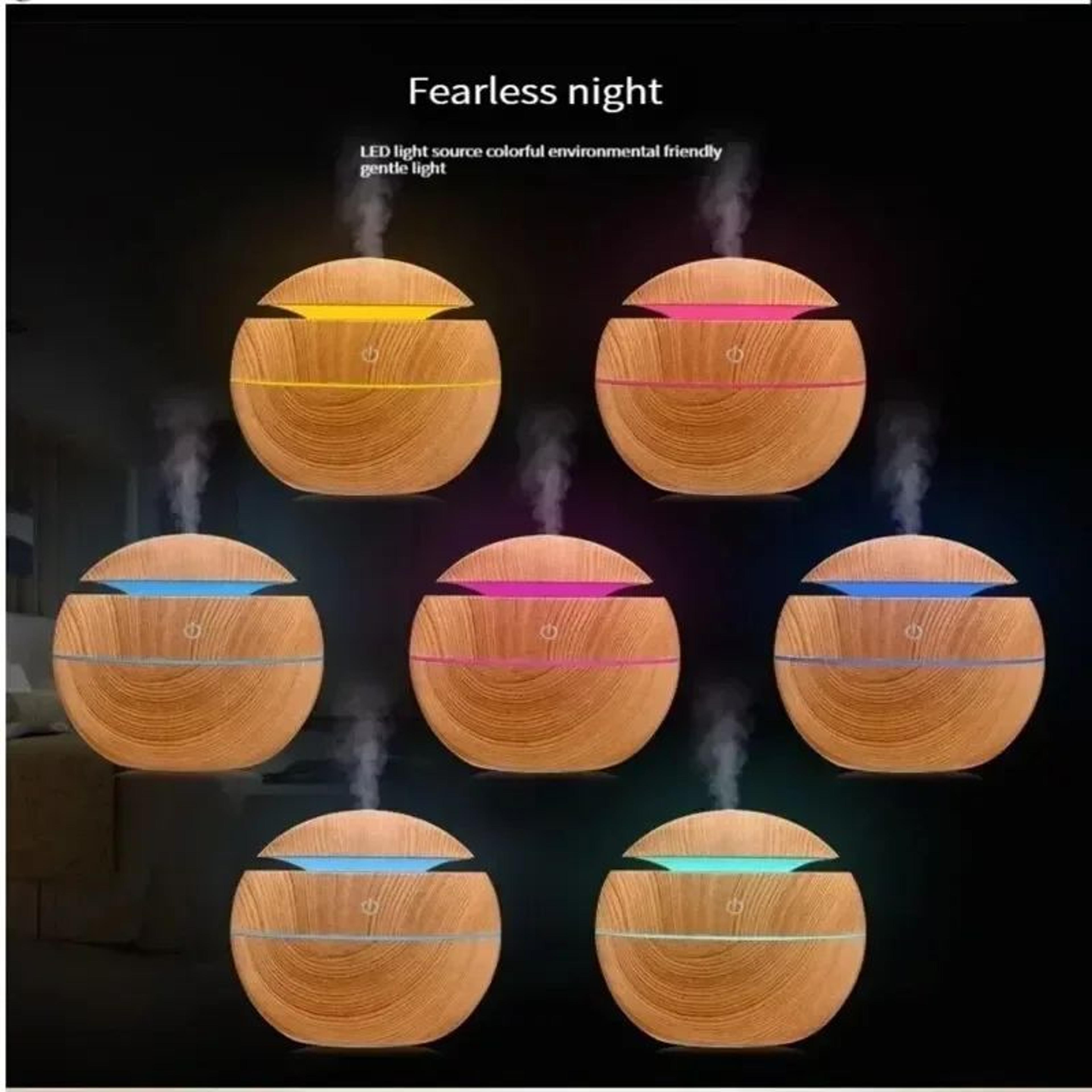 Wood Grain USB Ultrasonic Cool Mist Humidifier  Essential Oil Aroma Diffuser 5