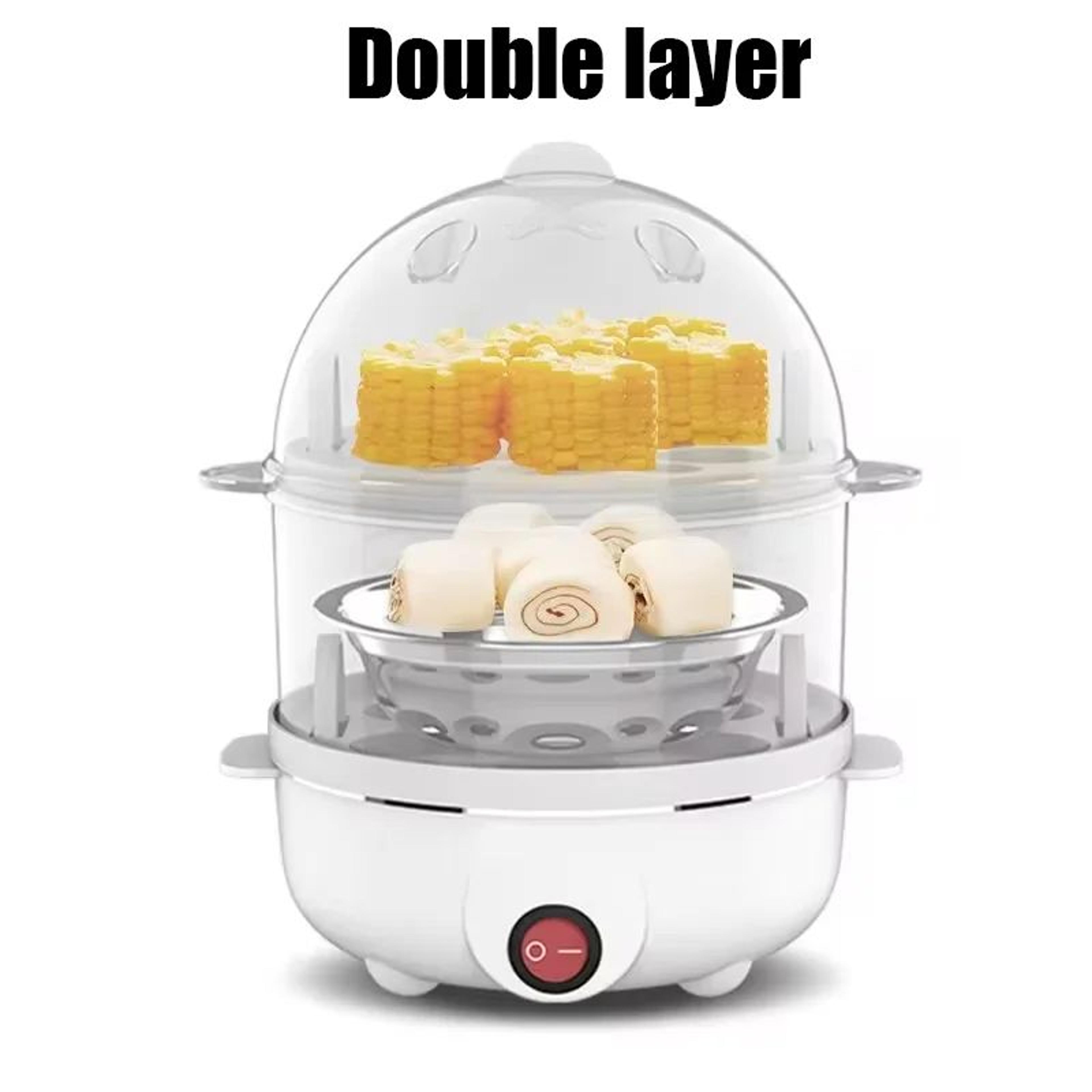Smart Mini Electric Egg Cooker  Egg Steamer With Auto ShutOff 2Egg Quick Breakfast Maker 7