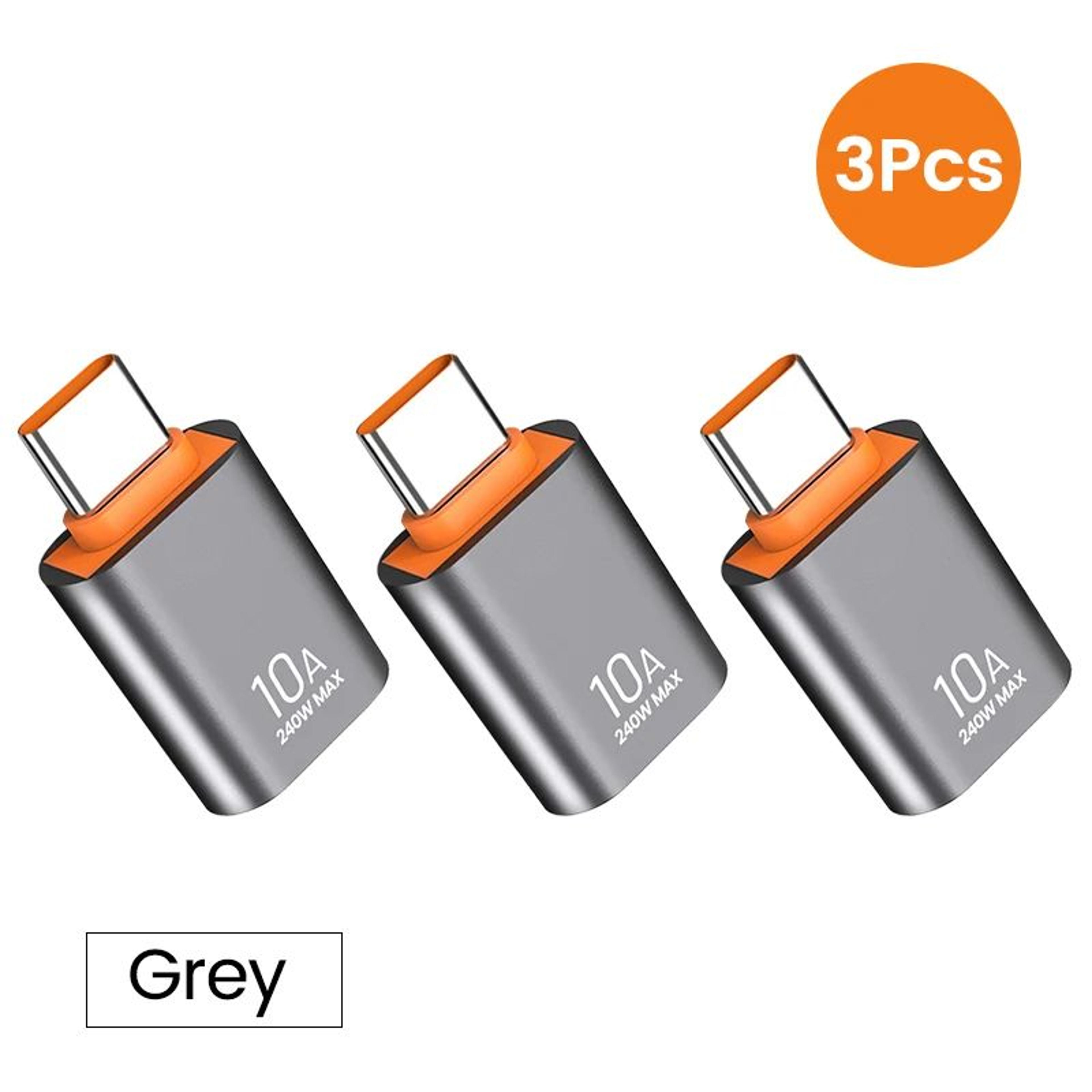USB 30 USBC OTG Adapter 10A Fast Charge  Data Transfer USBA To TypeC Converter 17