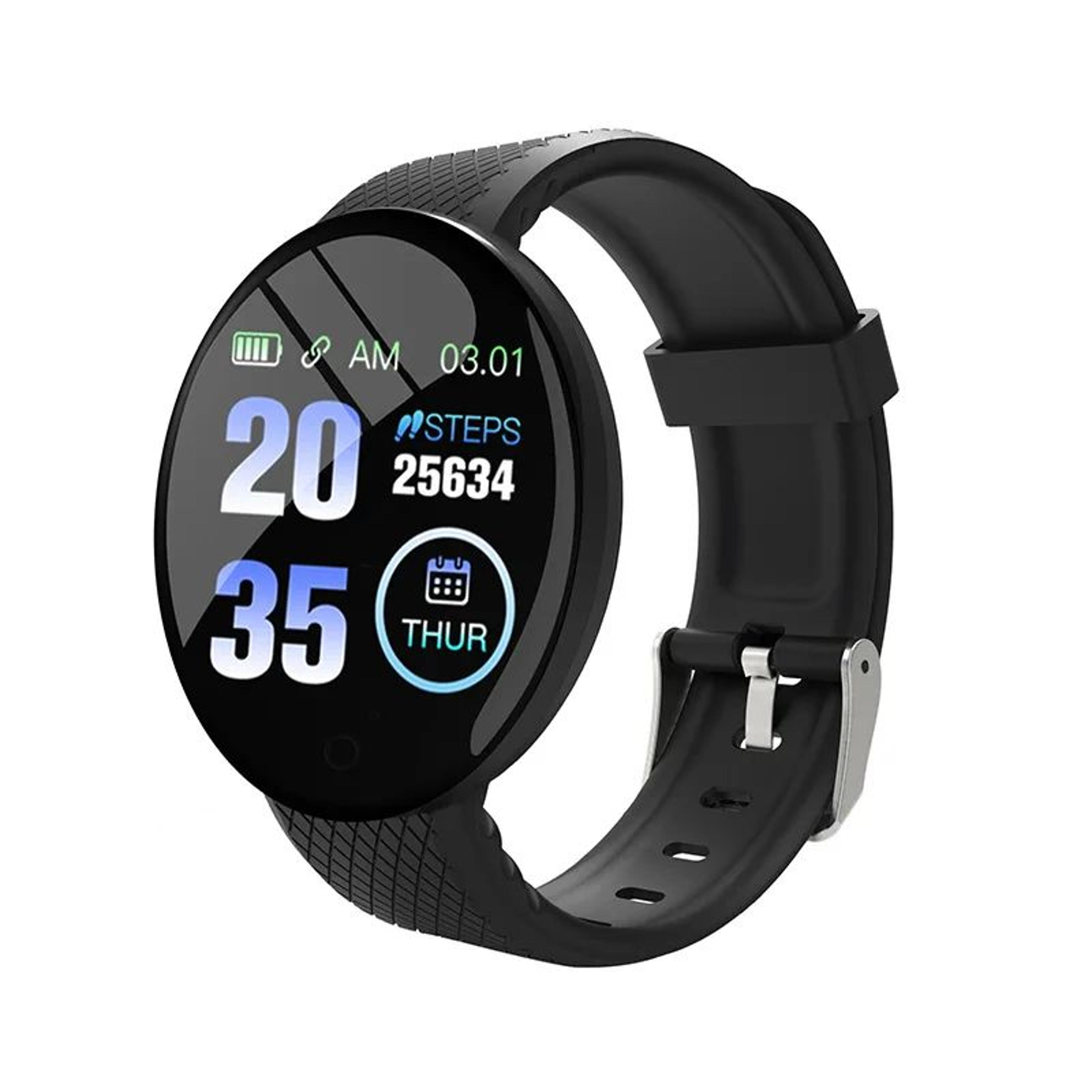 D18 Circular Color Screen Smartwatch  Fitness Tracker Watch With Call  Message Notifications 9