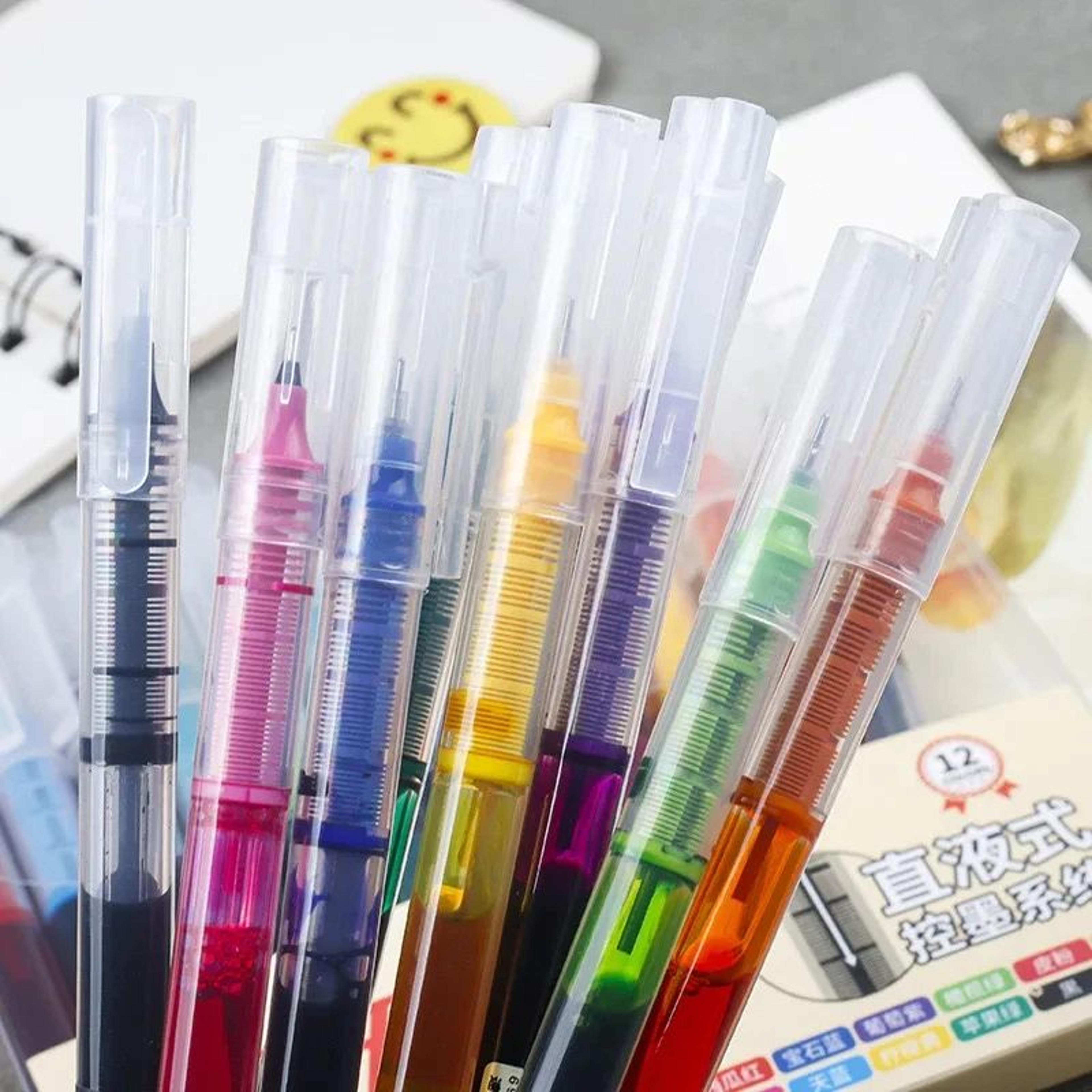 10Pack 05mm Needle Tip Black Ink Gel Pen Set  Smooth Kawaii Stationery Pens For School  Office 4