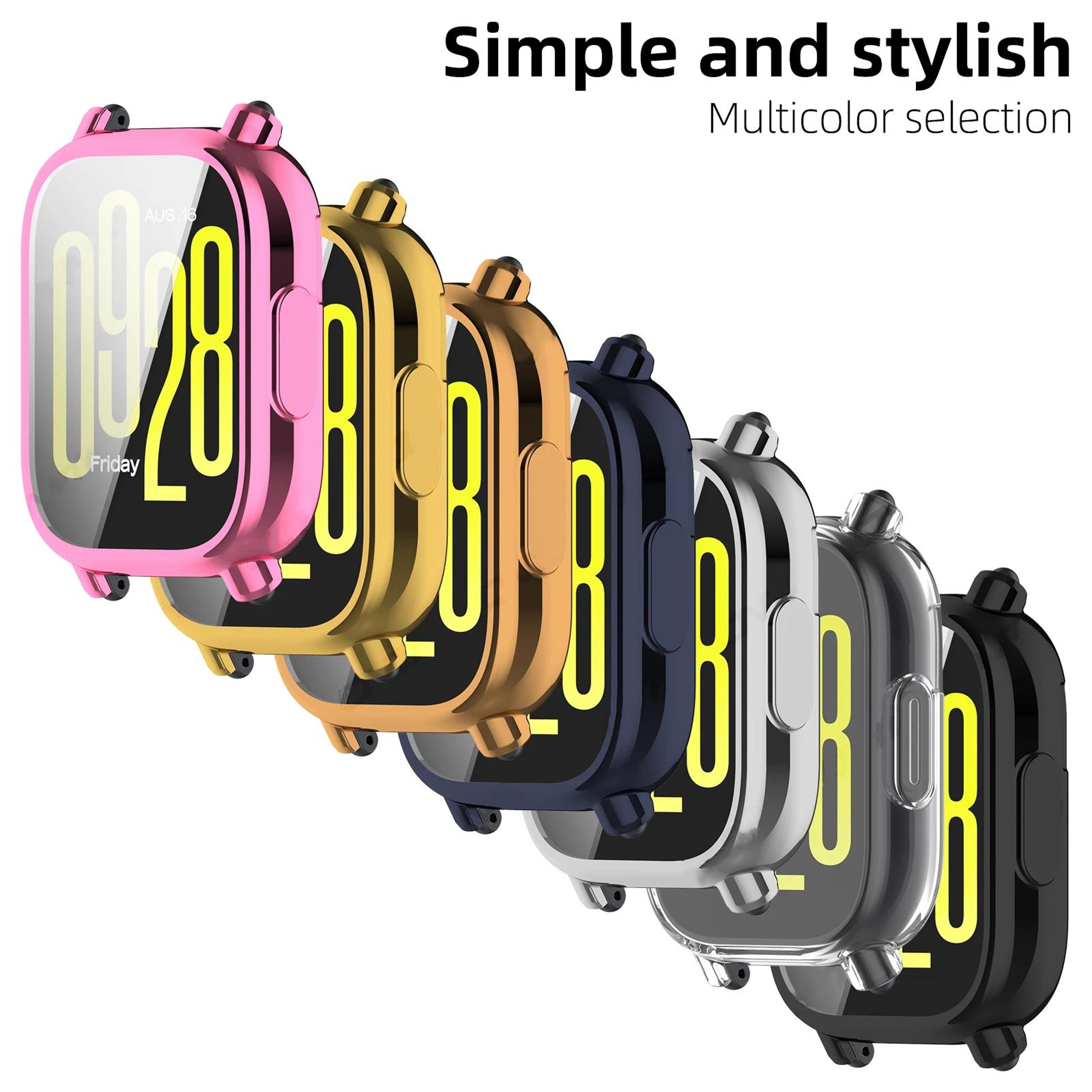Redmi Watch 5 TPU Protective Case With Screen Protector  FullCover Bumper For Watch 5 Lite  Active 5
